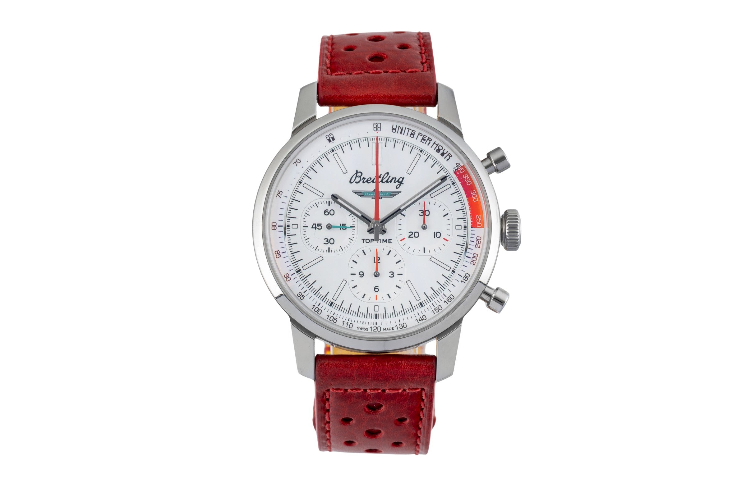 Breitling Top Time chronograph steel automatic men's watch AB01766A1A1X1 LP: 7250EUR  [2602202]