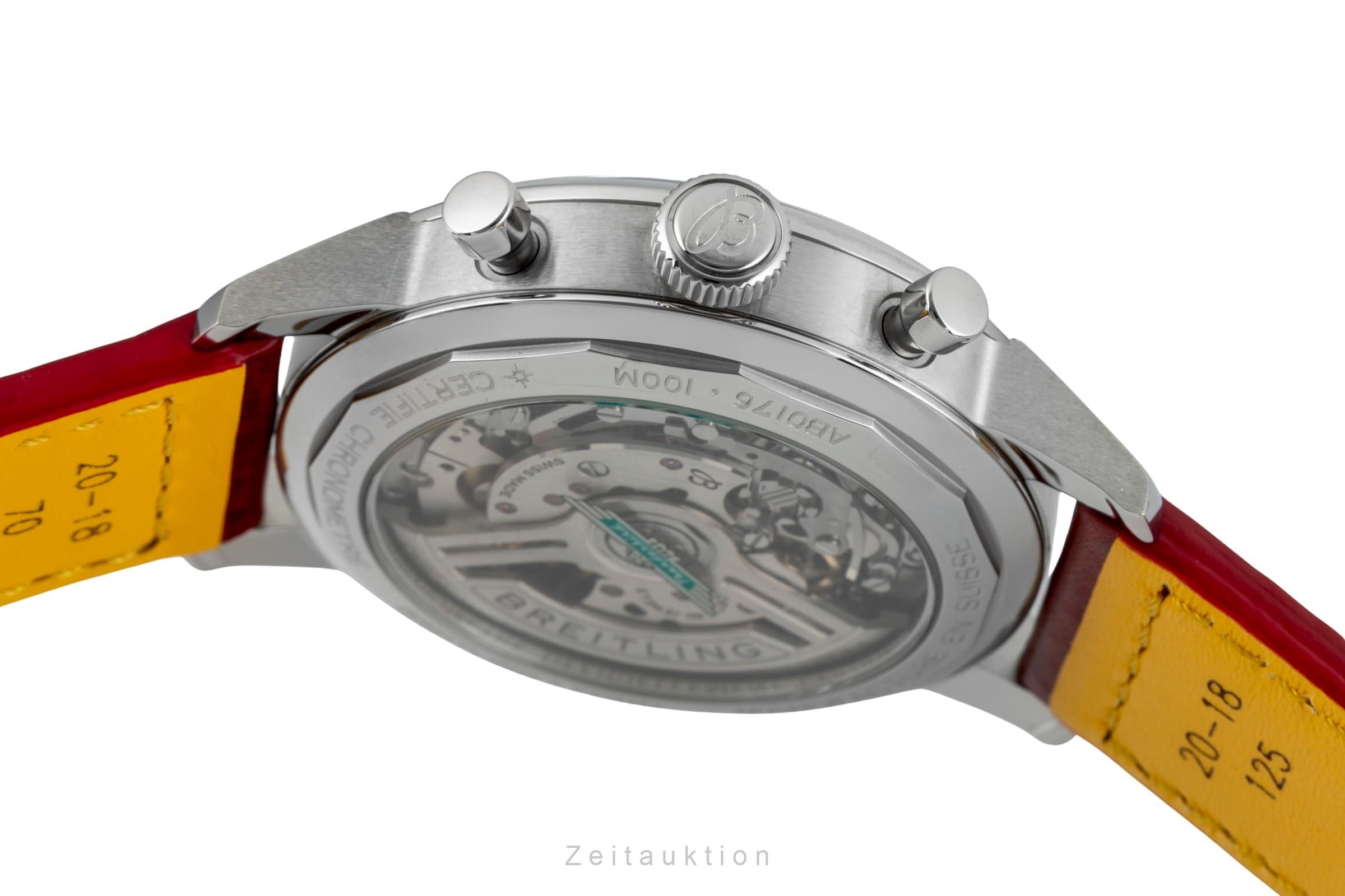 Breitling Top Time B01 Ford Thunderbird Stahl Ref. AB01766A1A1X1 B&P NP 7250€ [2602202]