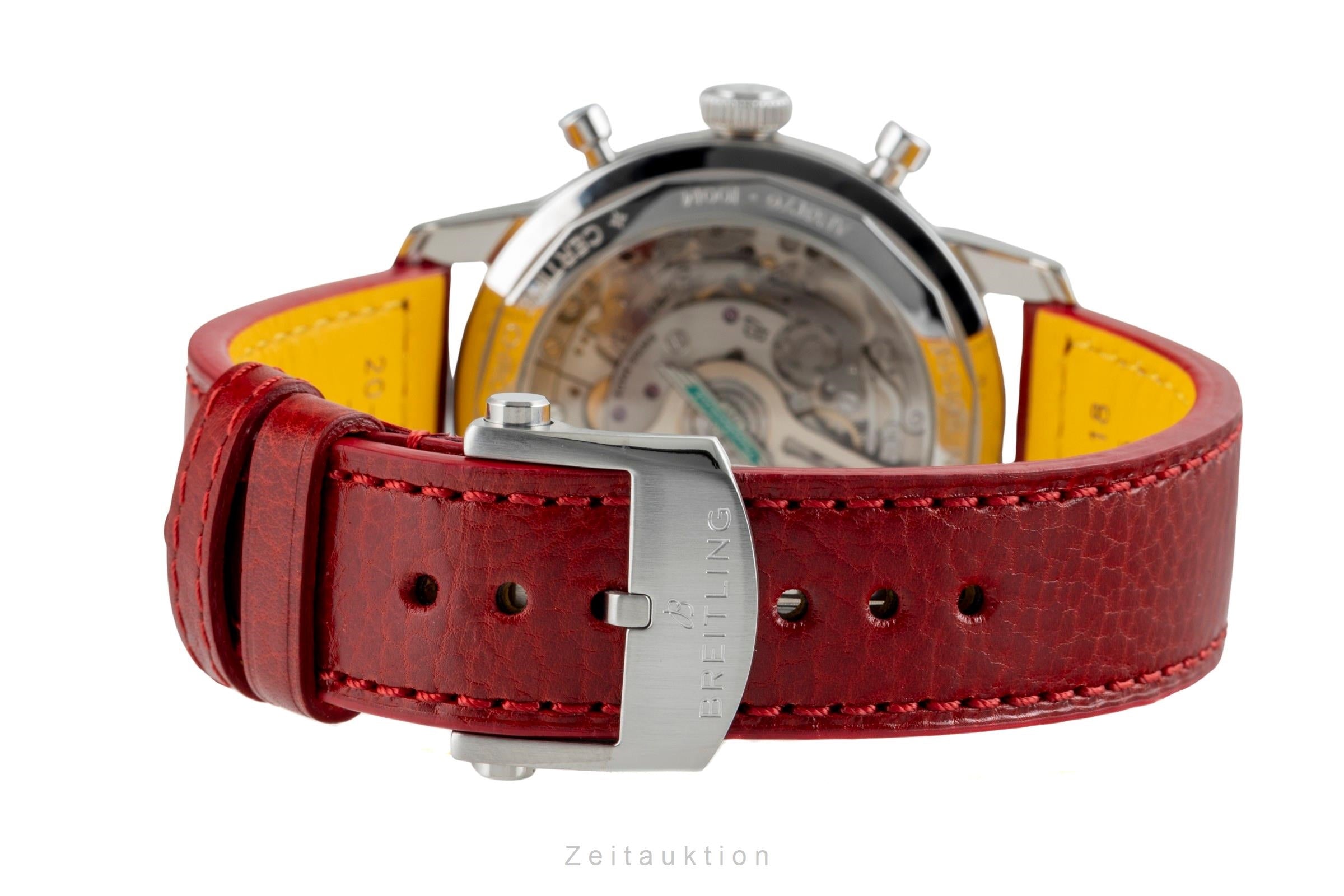 Breitling Top Time B01 Ford Thunderbird Stahl Ref. AB01766A1A1X1 B&P NP 7250€ [2602202]