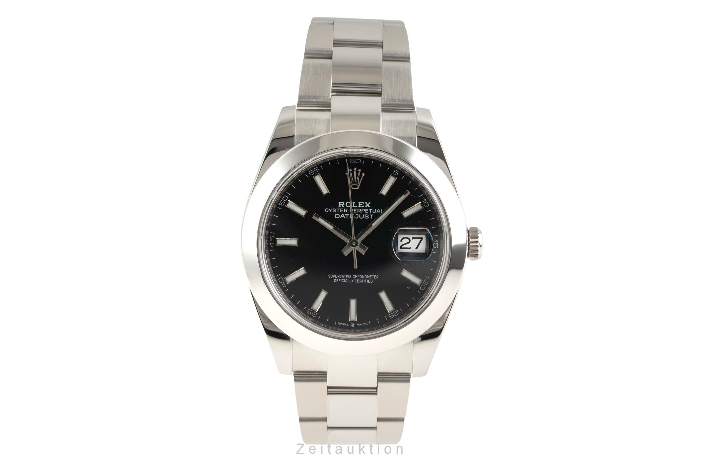 Rolex Datejust steel automatic men's watch 126300  [2602203]