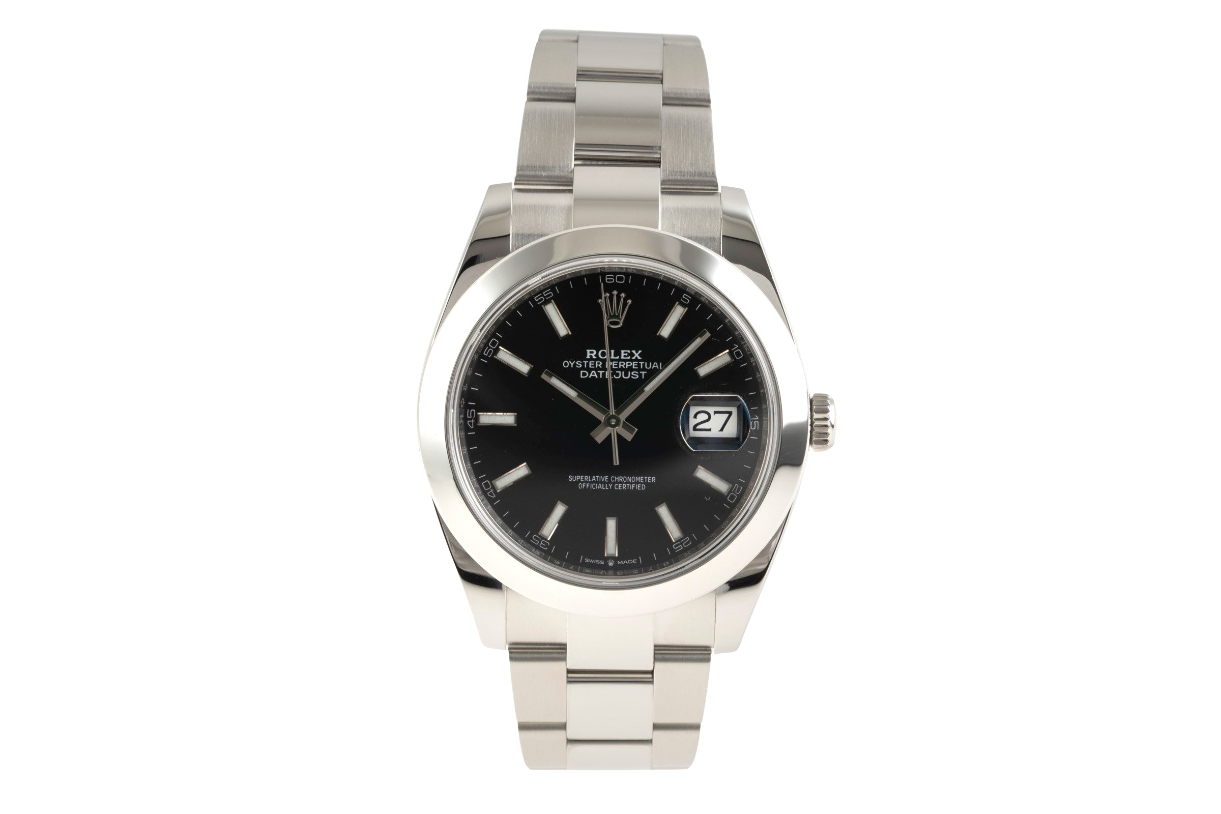 Rolex Datejust steel automatic men's watch 126300  [2602203]