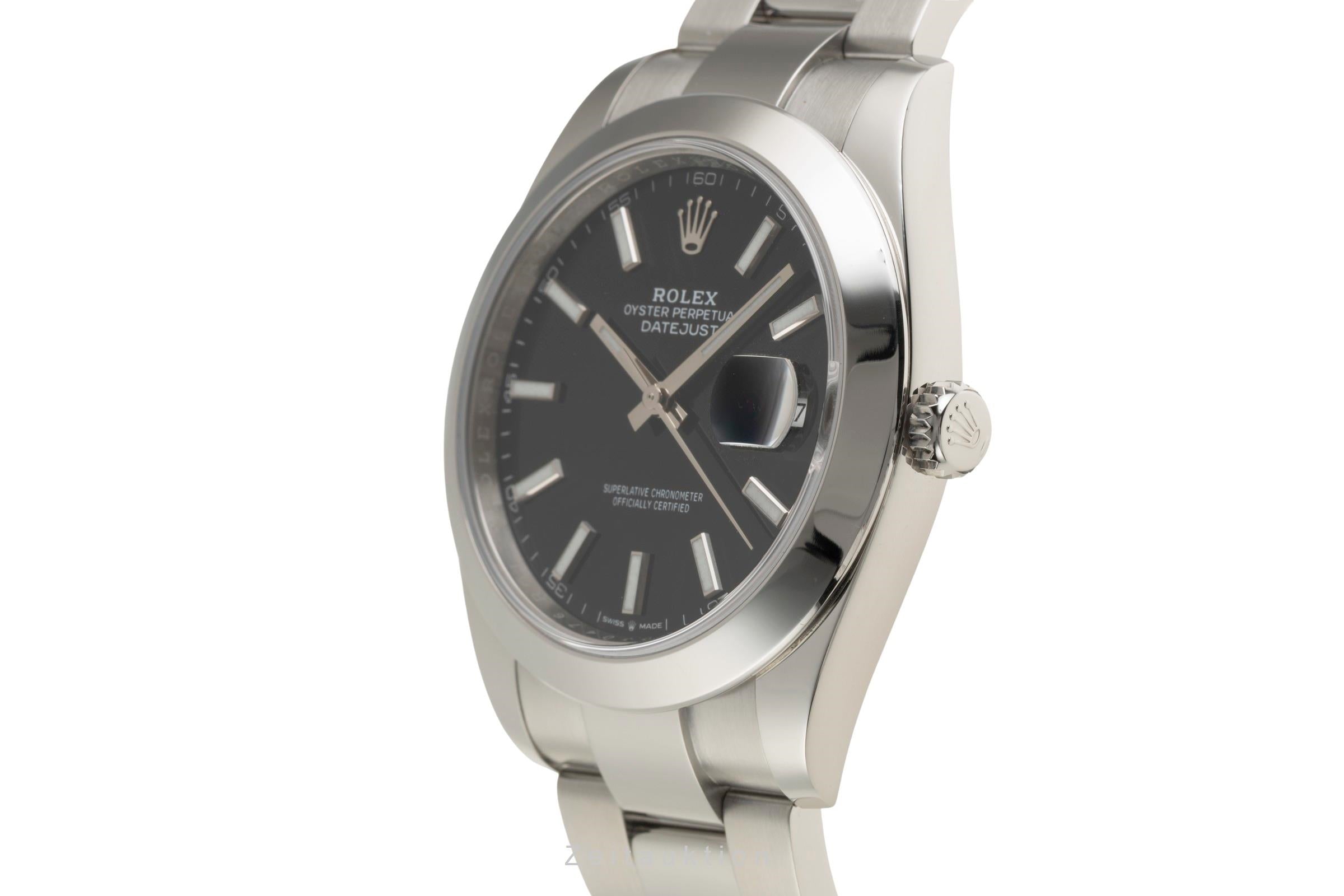 Rolex Datejust steel automatic men's watch 126300  [2602203]