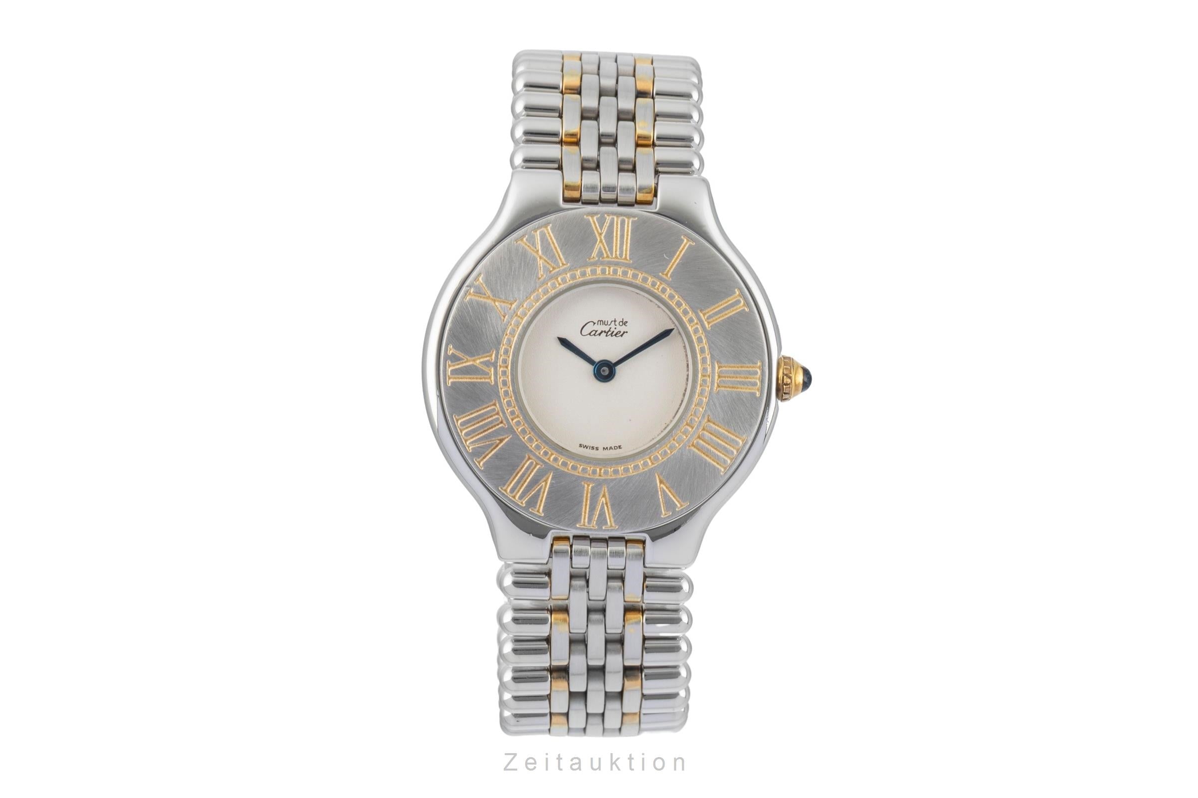 Cartier Ligne 21 gilt / steel quartz Kal. 90.06 | 2602205