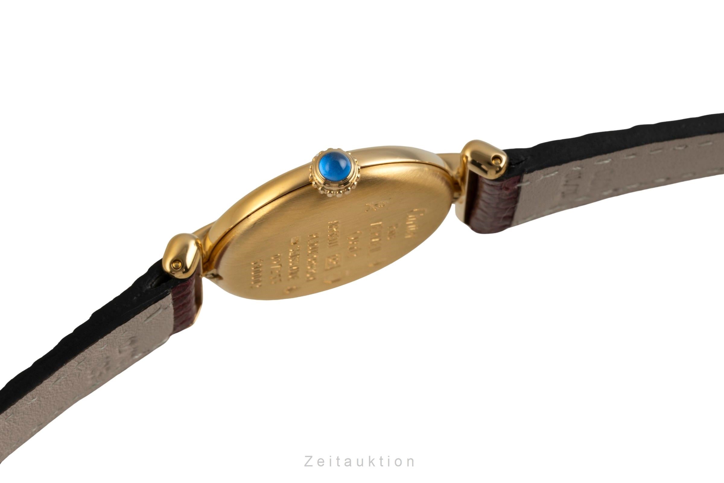 Cartier Vermeil argento dorato quarzo orologio da donna 590002  [2602206]