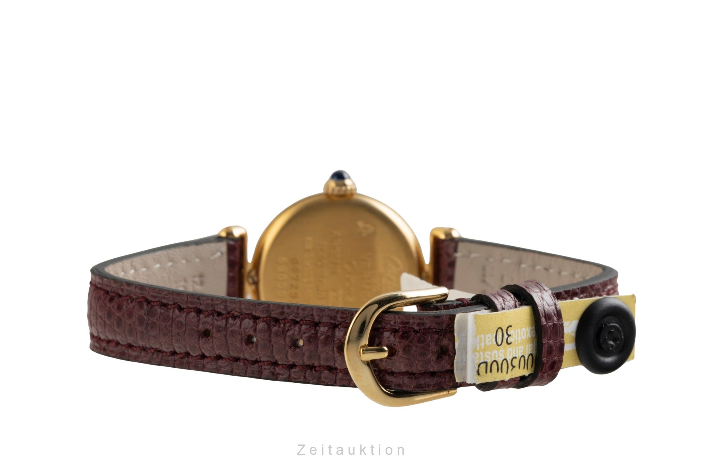 Cartier Vermeil argento dorato quarzo orologio da donna 590002  [2602206]