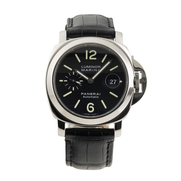 Panerai Luminor Marina acier automatique montre pour hommes PAM00104  [2602209]
