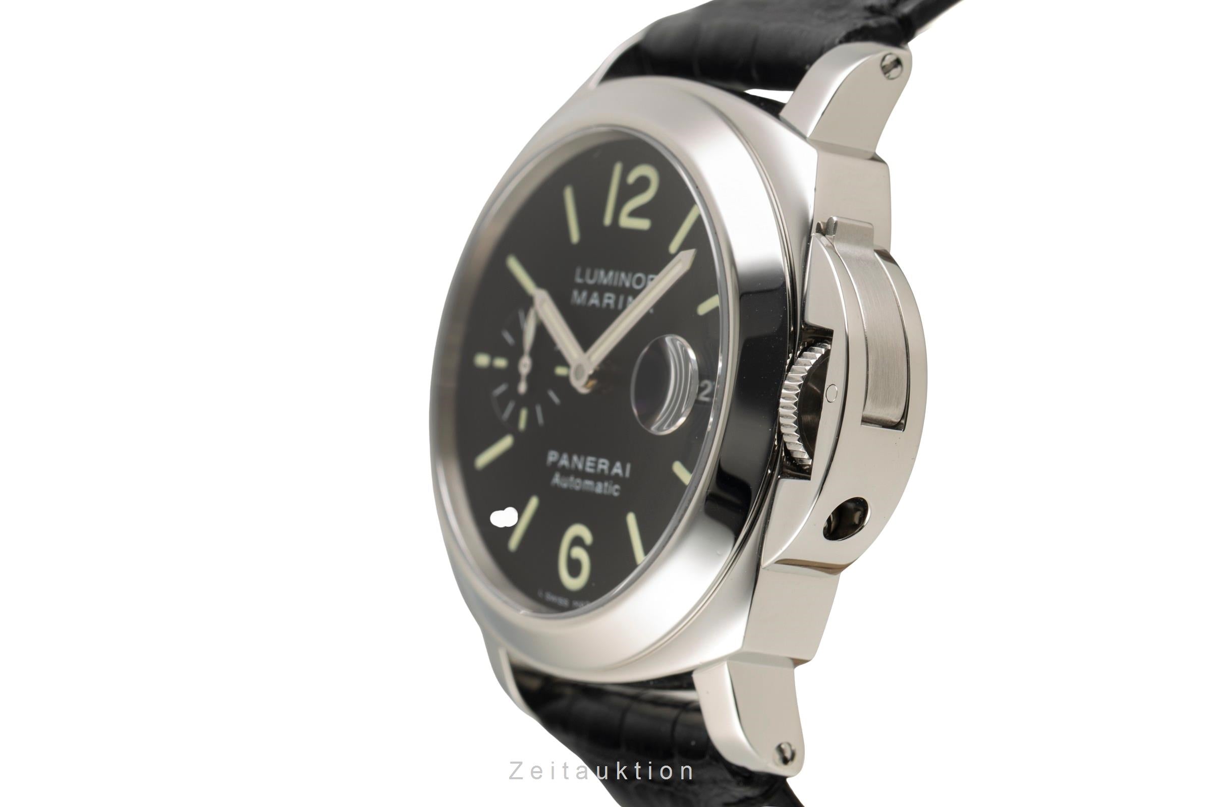Panerai Luminor Marina acier automatique montre pour hommes PAM00104  [2602209]
