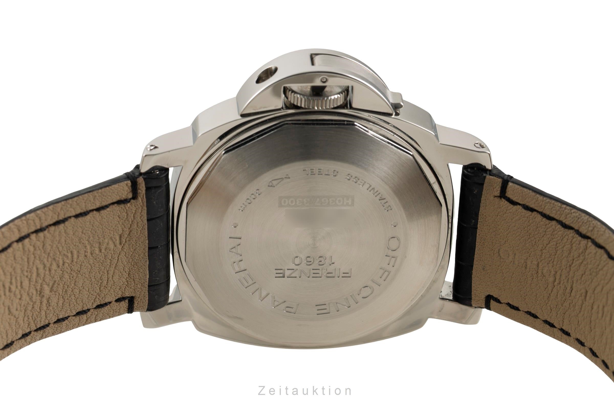 Panerai Luminor Marina acier automatique montre pour hommes PAM00104  [2602209]