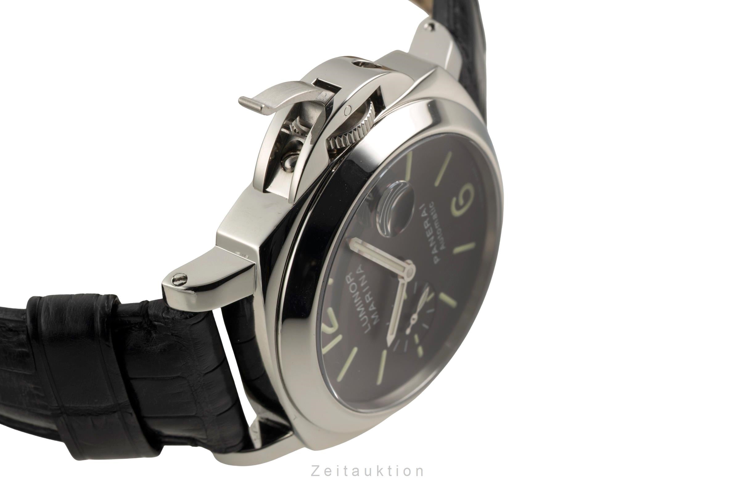 Panerai Luminor Marina acier automatique montre pour hommes PAM00104  [2602209]