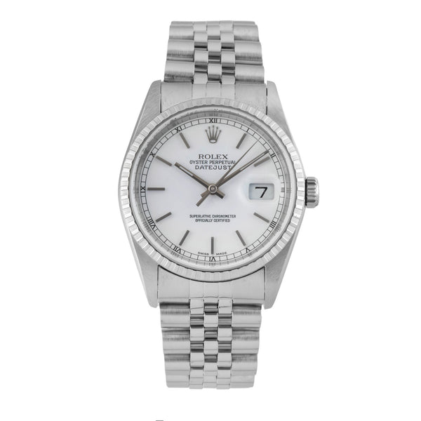 Rolex Datejust acero automático reloj para caballeros 16220  [2602210]