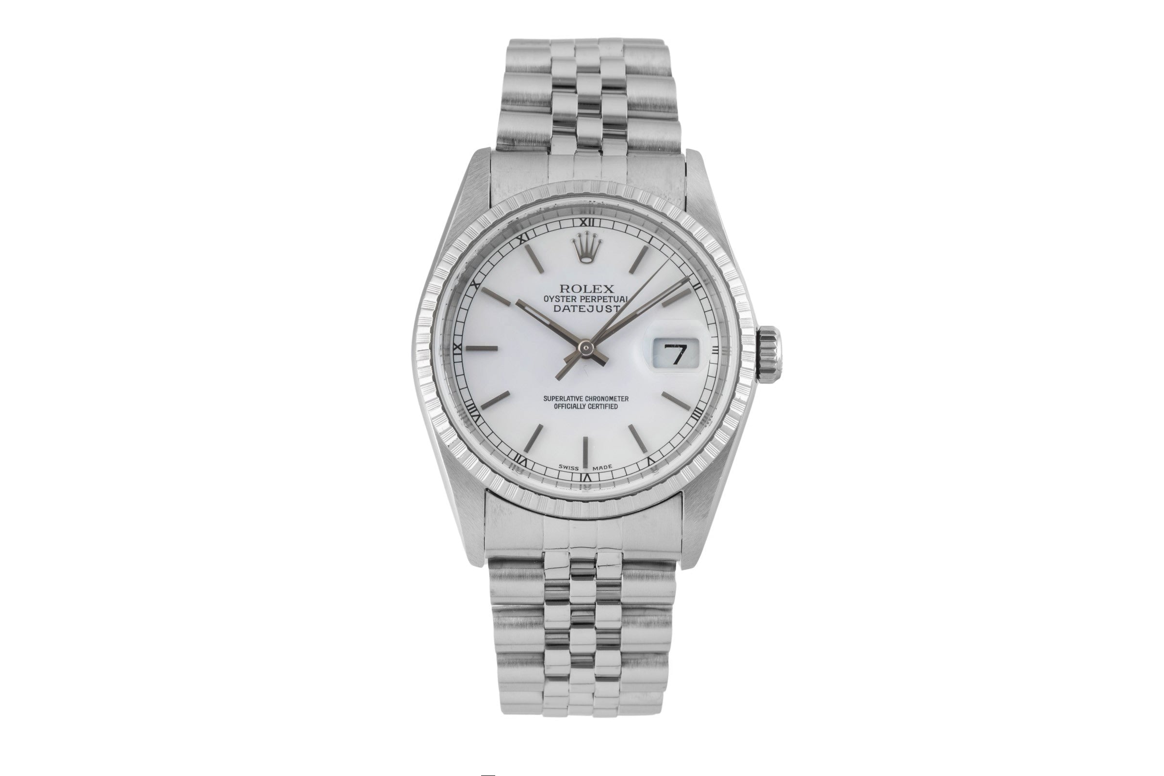 Rolex Datejust acciaio automatismo orologio da uomo 16220  [2602210]