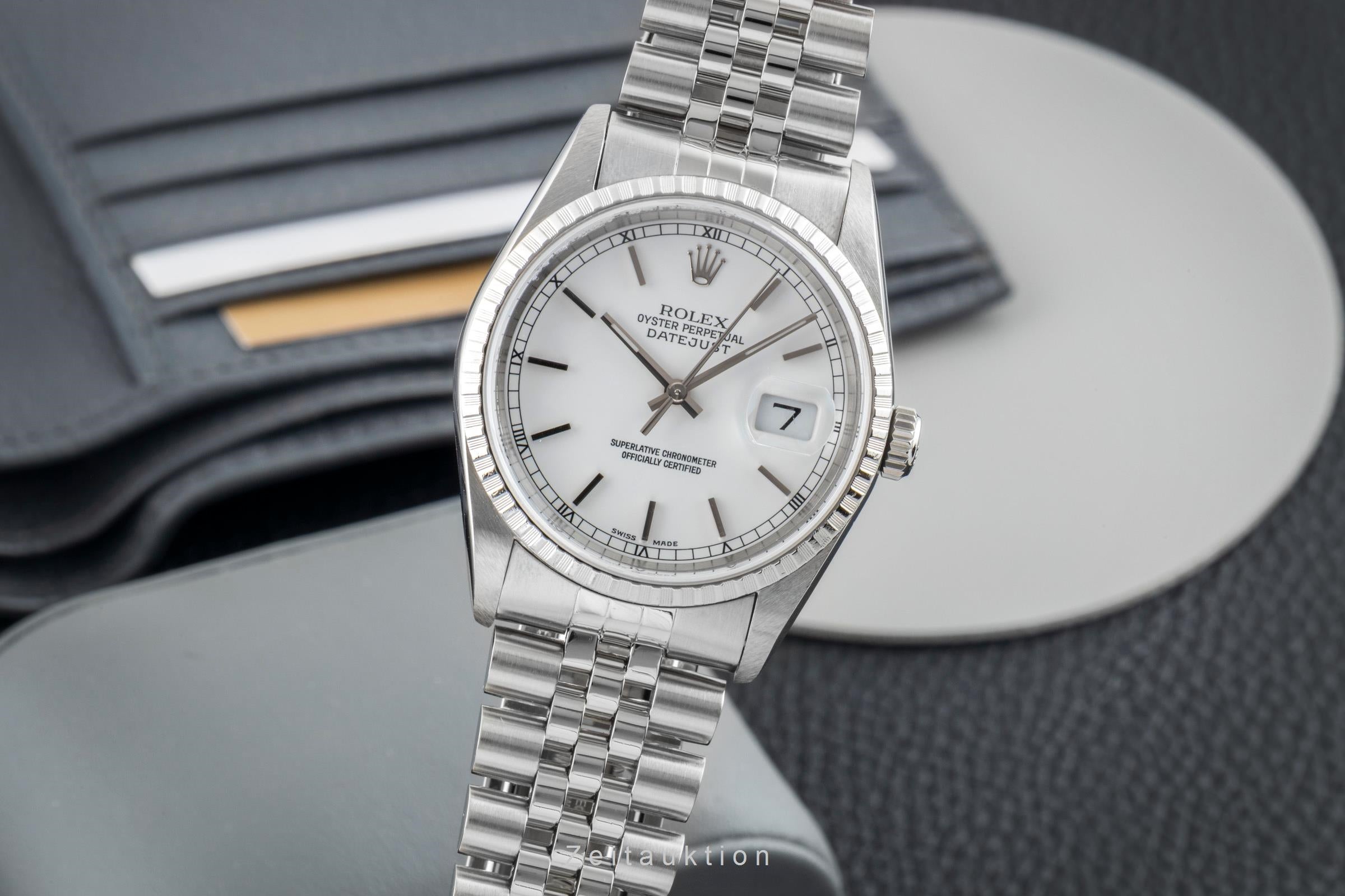 Rolex Datejust acciaio automatismo orologio da uomo 16220  [2602210]