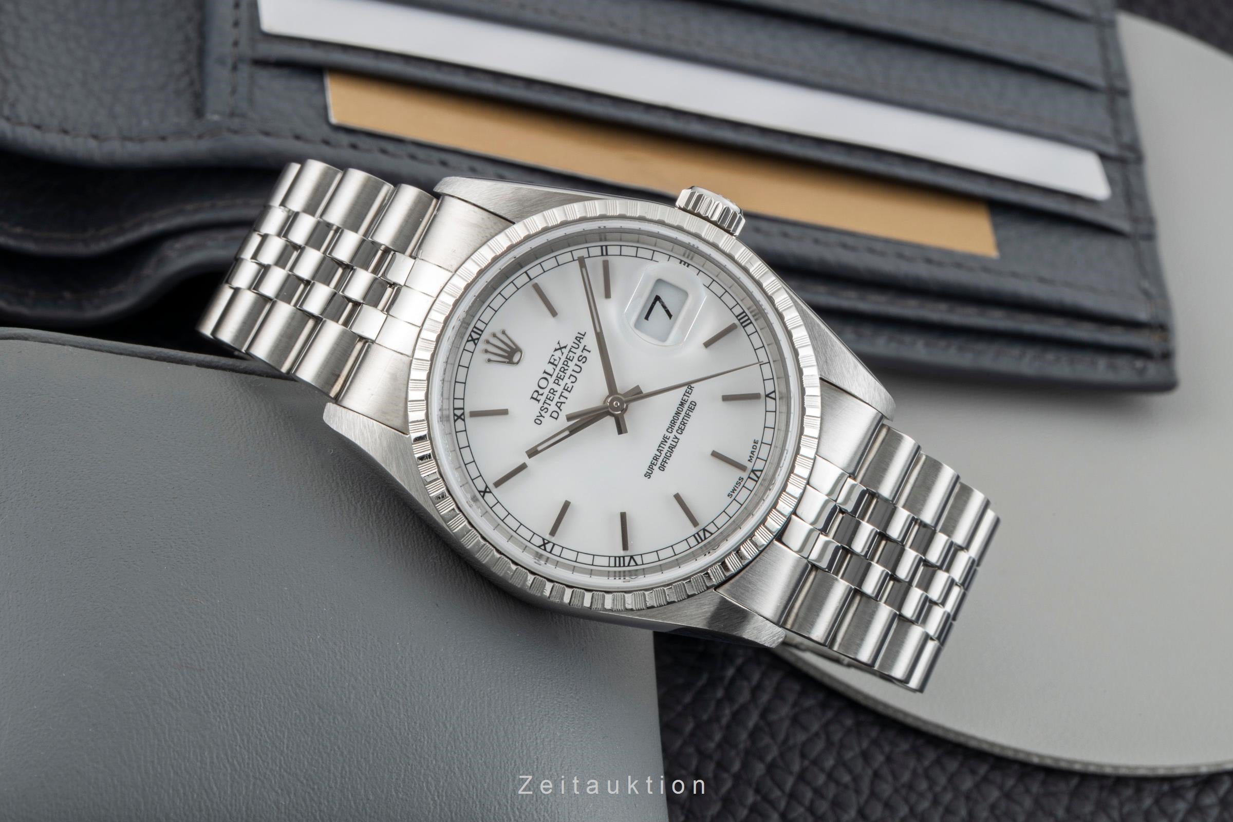 Rolex Datejust acero automático reloj para caballeros 16220  [2602210]