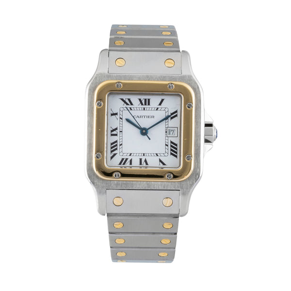 Cartier Santos acier / or  automatique montre pour hommes 81036288  [2602214]
