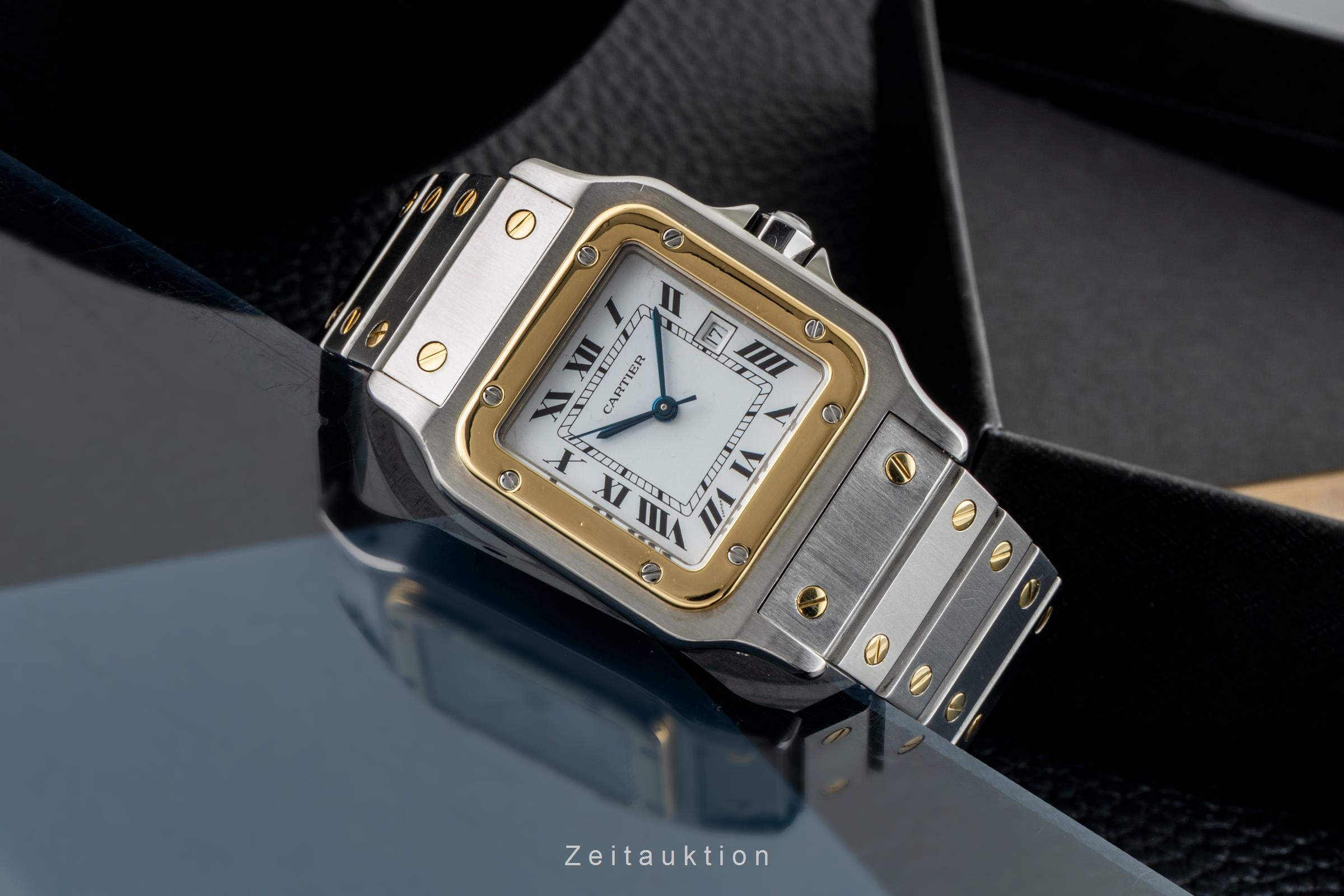Cartier Santos acier / or  automatique montre pour hommes 81036288  [2602214]