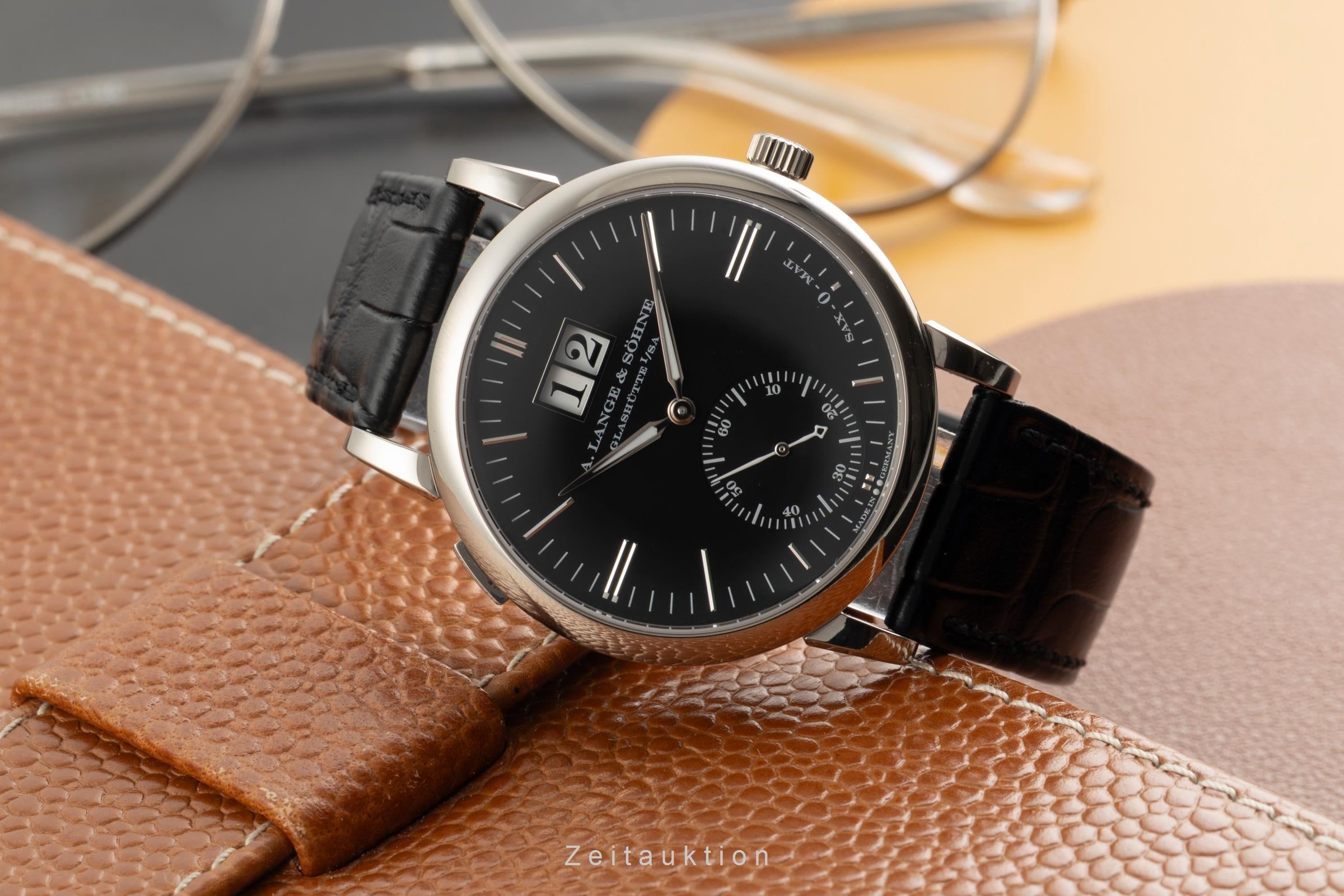 A. Lange & Söhne Langematik or blanc 18 ct automatique montre pour hommes 308.027  [2602215]