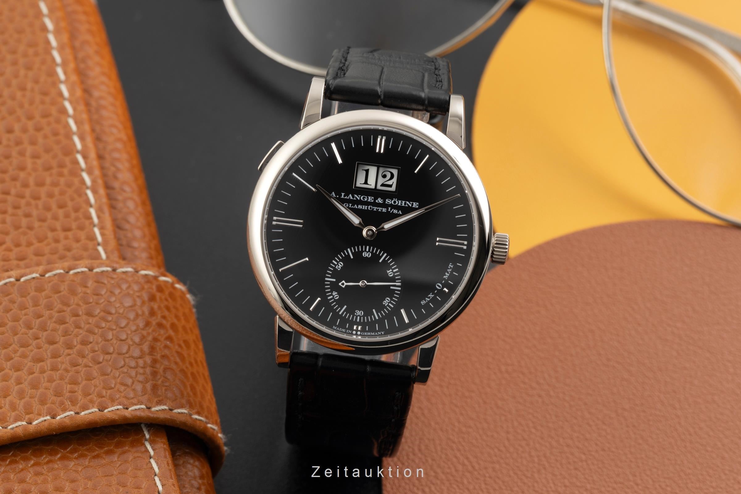 A. Lange & Söhne Langematik or blanc 18 ct automatique montre pour hommes 308.027  [2602215]