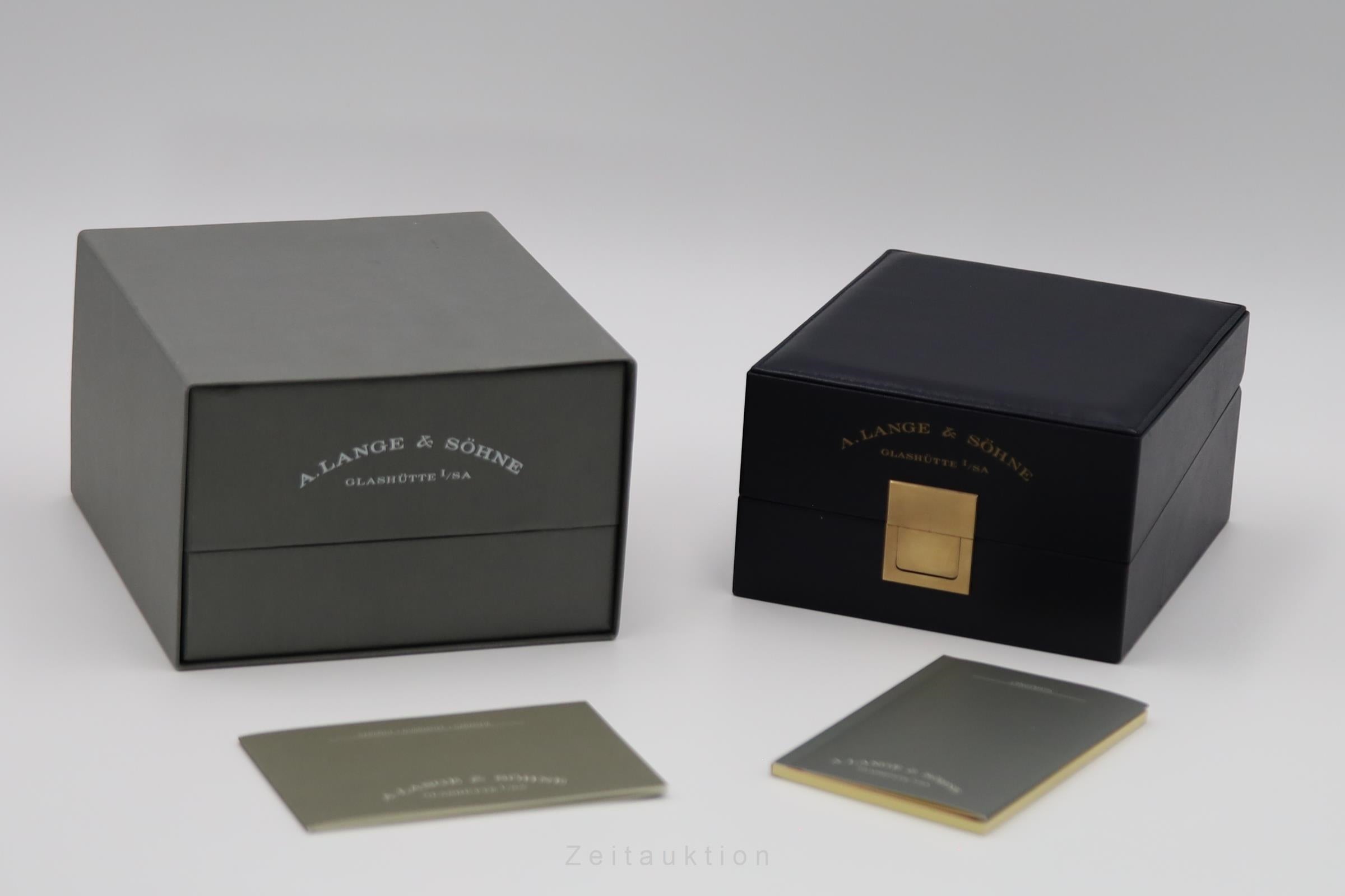 A. Lange & Söhne Langematik or blanc 18 ct automatique montre pour hommes 308.027  [2602215]