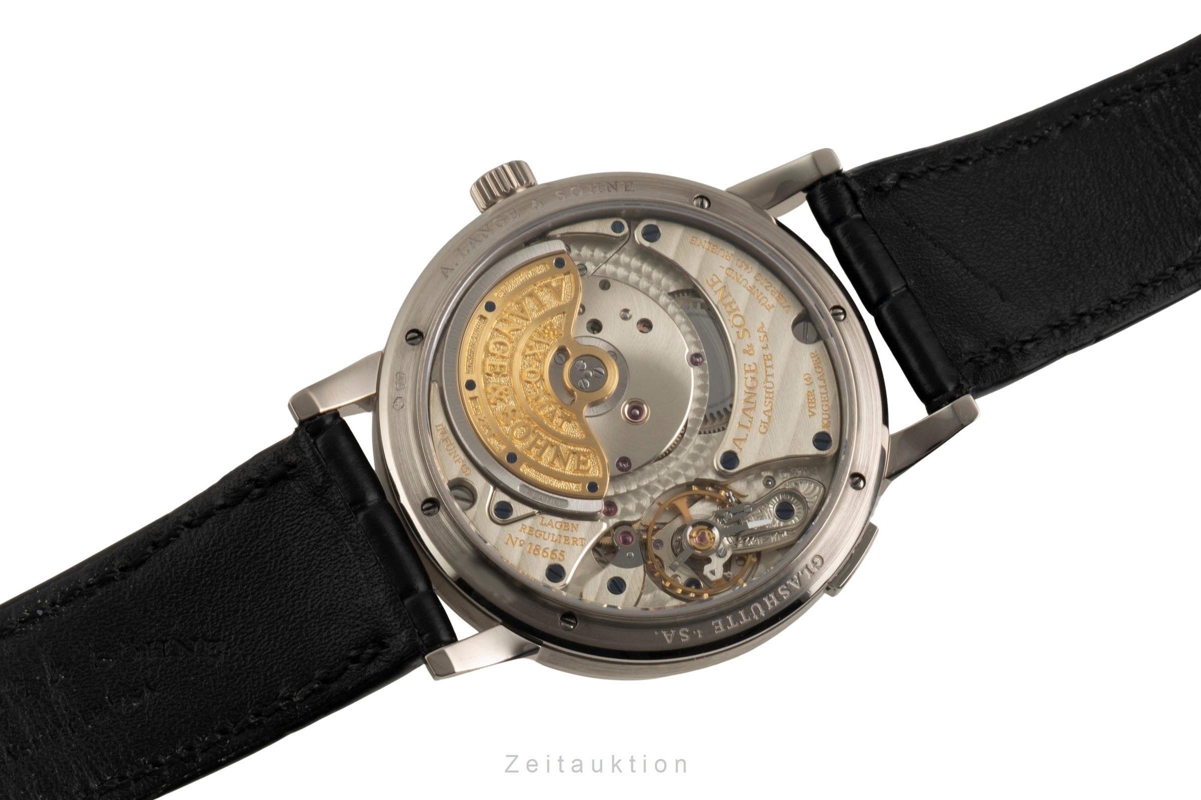 A. Lange & Söhne Langematik or blanc 18 ct automatique montre pour hommes 308.027  [2602215]