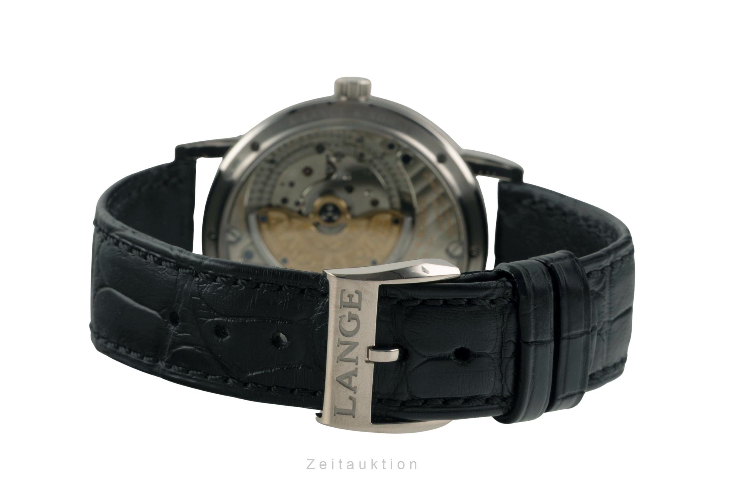 A. Lange & Söhne Langematik or blanc 18 ct automatique montre pour hommes 308.027  [2602215]