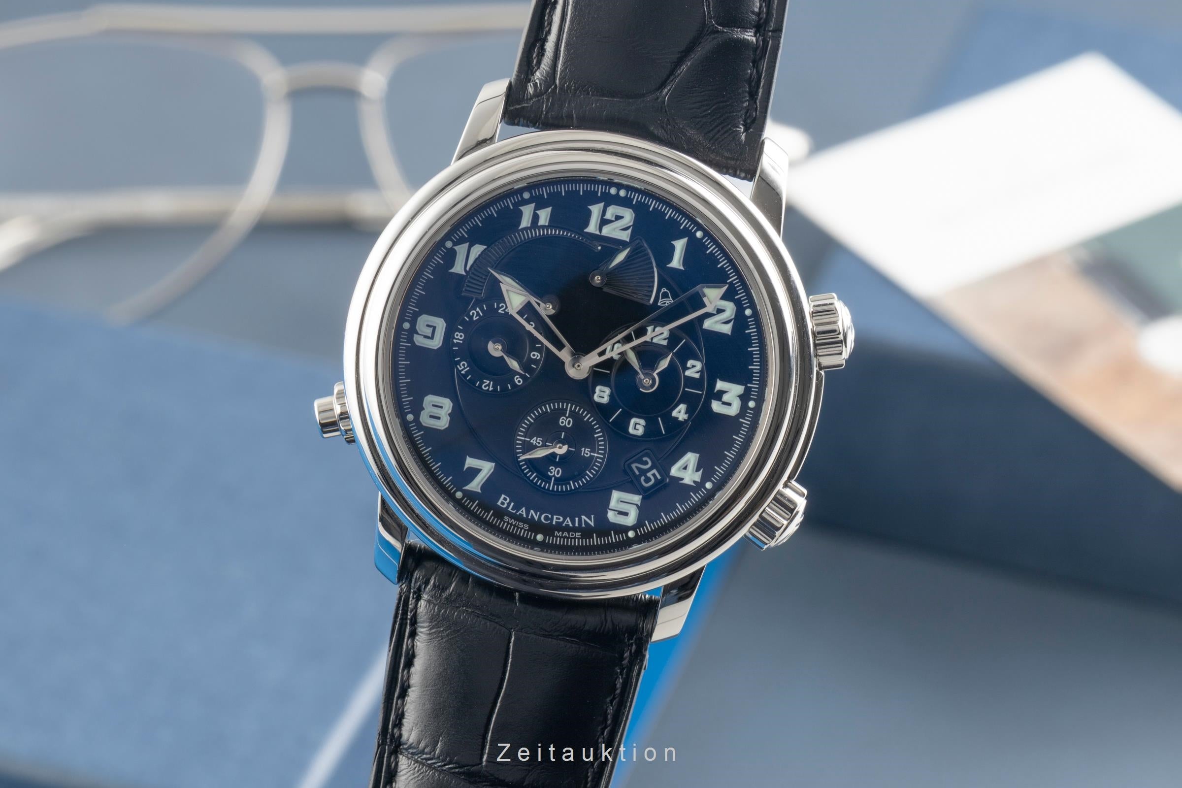 Blancpain Leman acier automatique montre pour hommes 20141-1130M-53B  [2602221]
