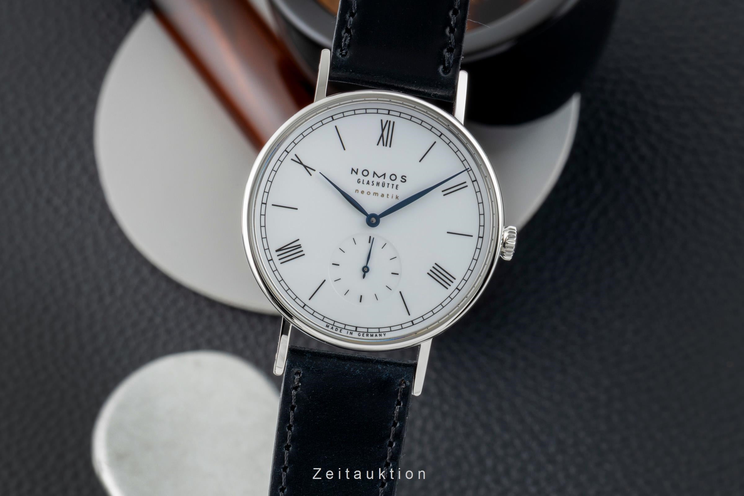 Nomos Ludwig acero automático reloj para caballeros 250.S1 Limited  [2602222]