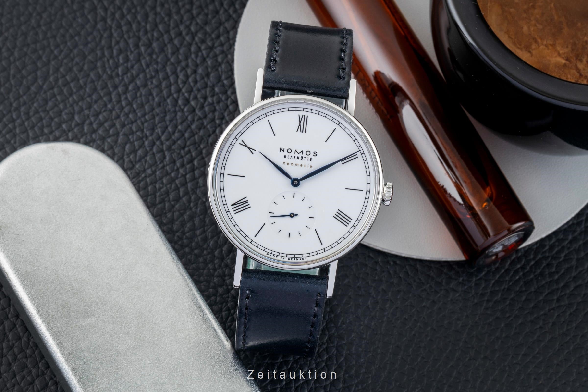 Nomos Ludwig acero automático reloj para caballeros 250.S1 Limited  [2602222]