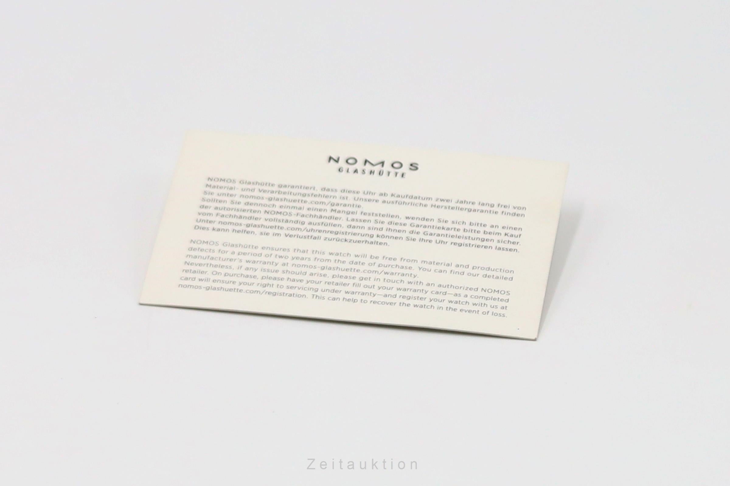 Nomos Ludwig acero automático reloj para caballeros 250.S1 Limited  [2602222]