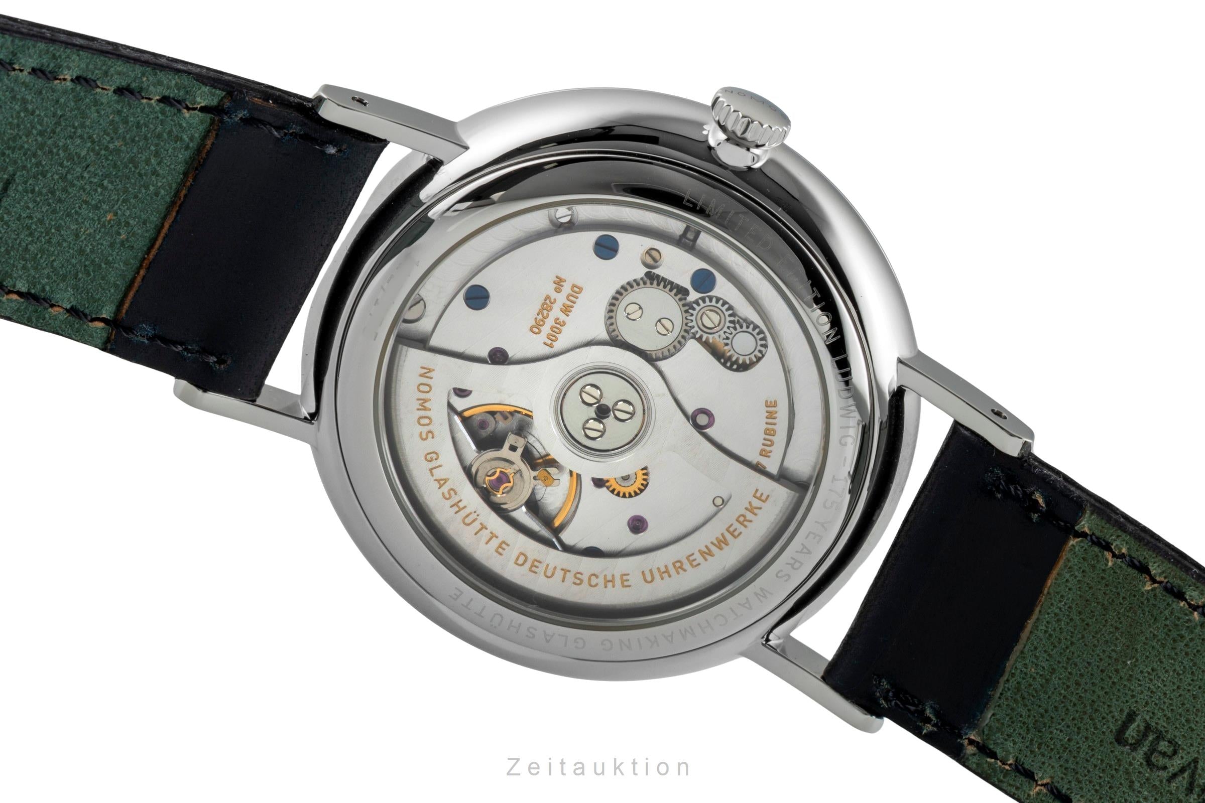 Nomos Ludwig acero automático reloj para caballeros 250.S1 Limited  [2602222]