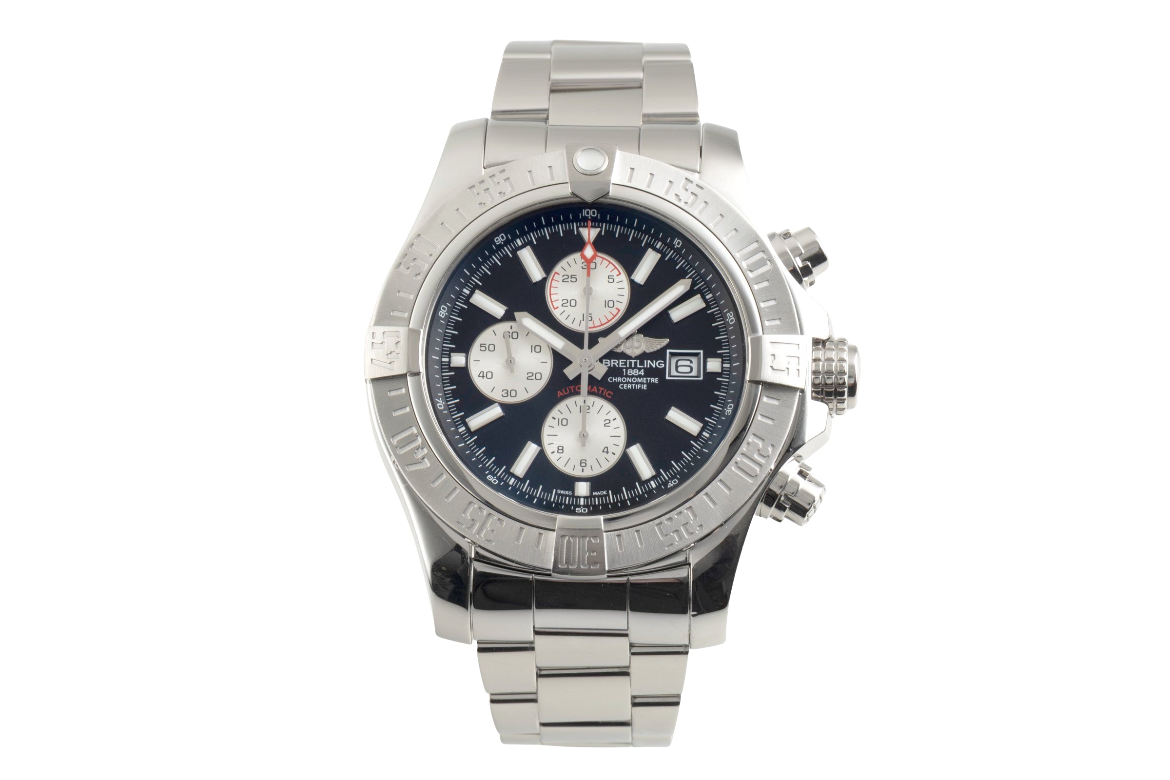 Breitling Super Avenger II chronograph steel automatic men's watch A1337111/BC29  [2602228]