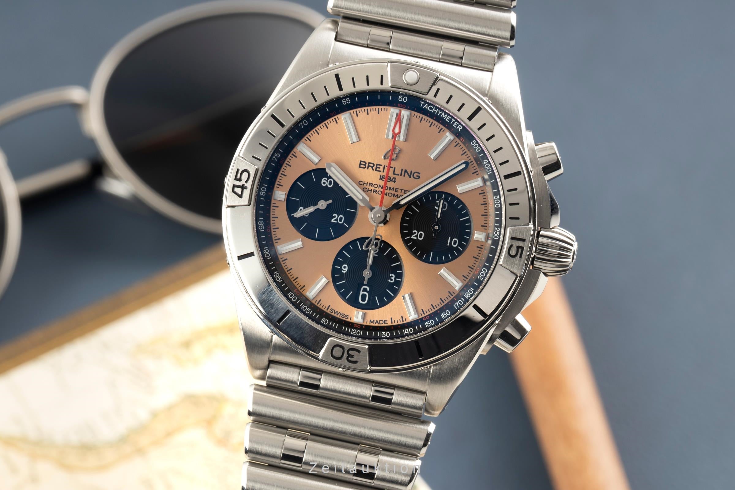 Breitling Chronomat chronographe acier automatique montre pour hommes AB0134101K1A1 LP: 9200EUR  [2602229]