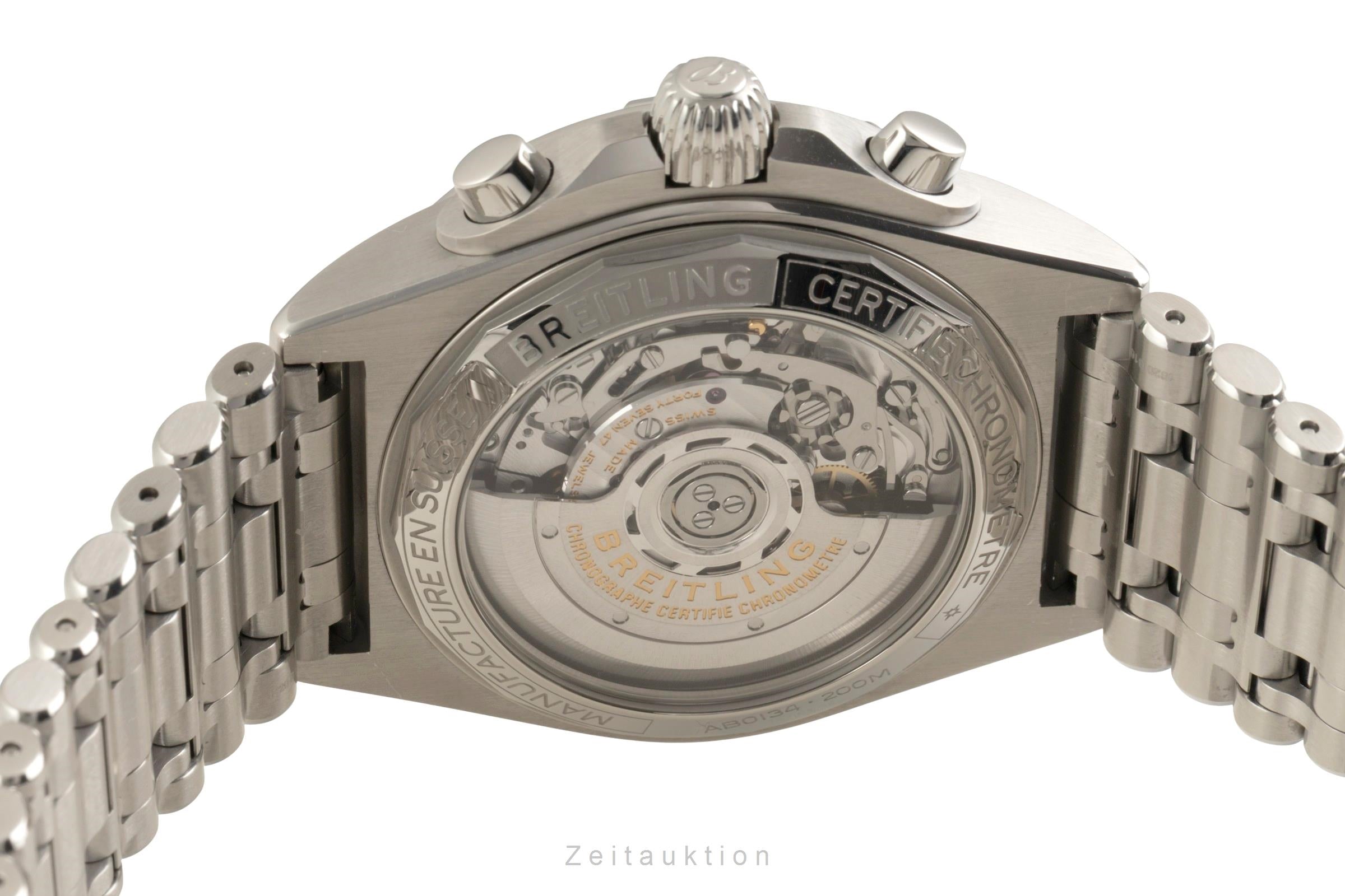 Breitling Chronomat cronografo acciaio automatismo orologio da uomo AB0134101K1A1 LP: 9200EUR  [2602229]