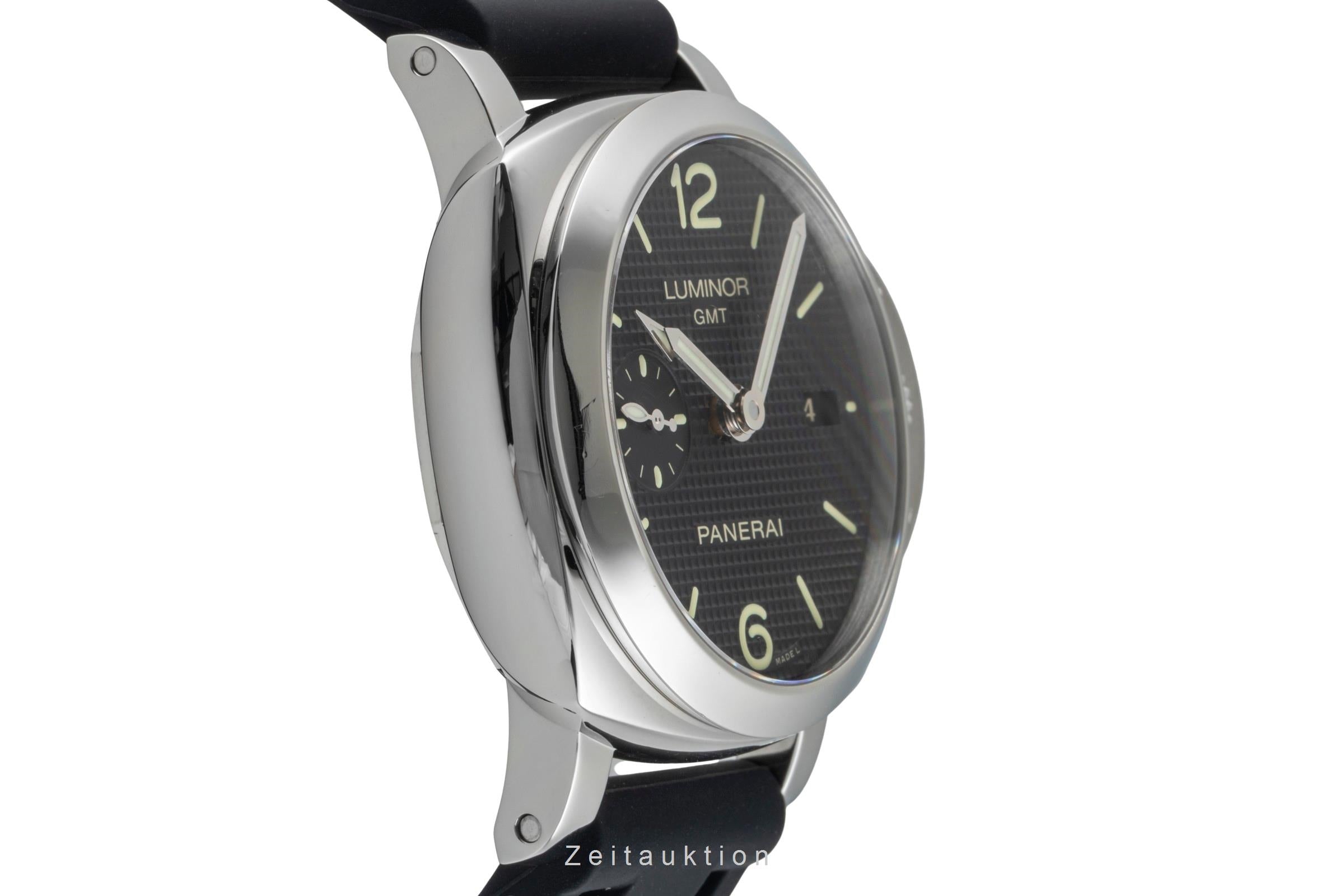 Panerai Luminor GMT Automatik Stahl Herrenuhr PAM00535 Box & Papiere 2015 [2602232]
