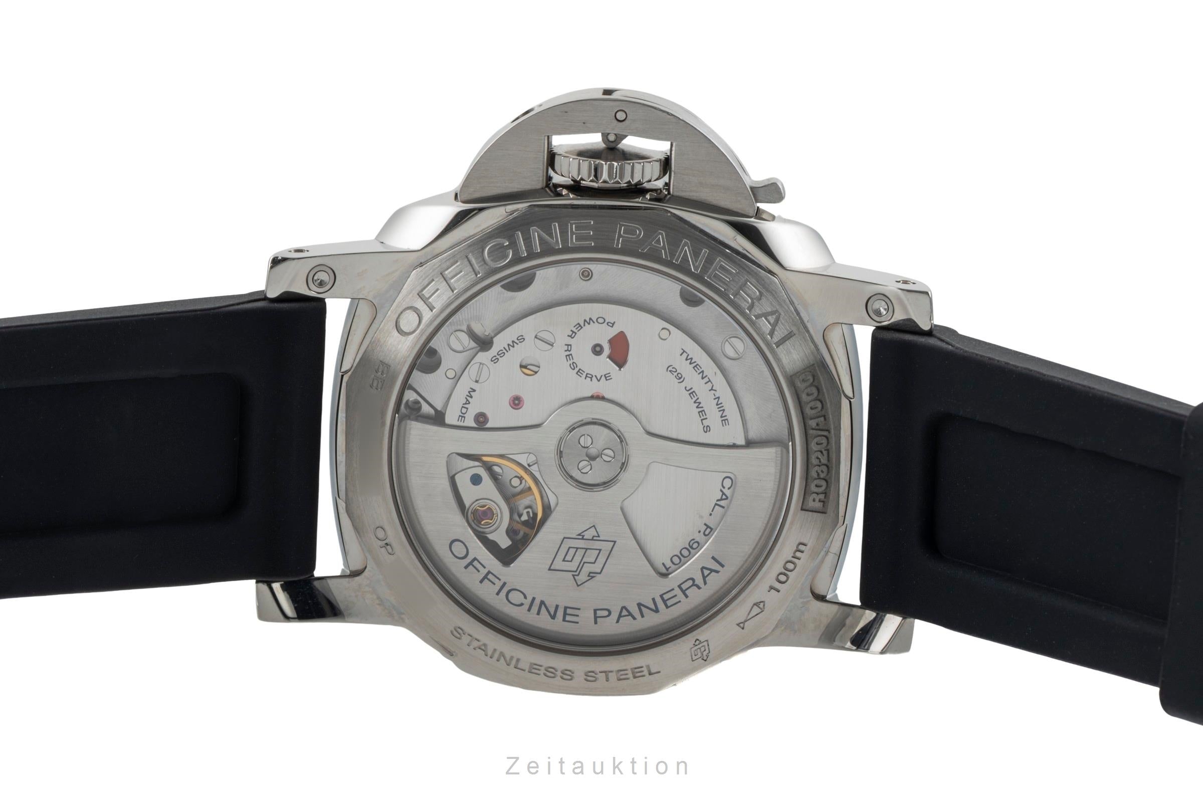 Panerai Luminor GMT Automatik Stahl Herrenuhr PAM00535 Box & Papiere 2015 [2602232]