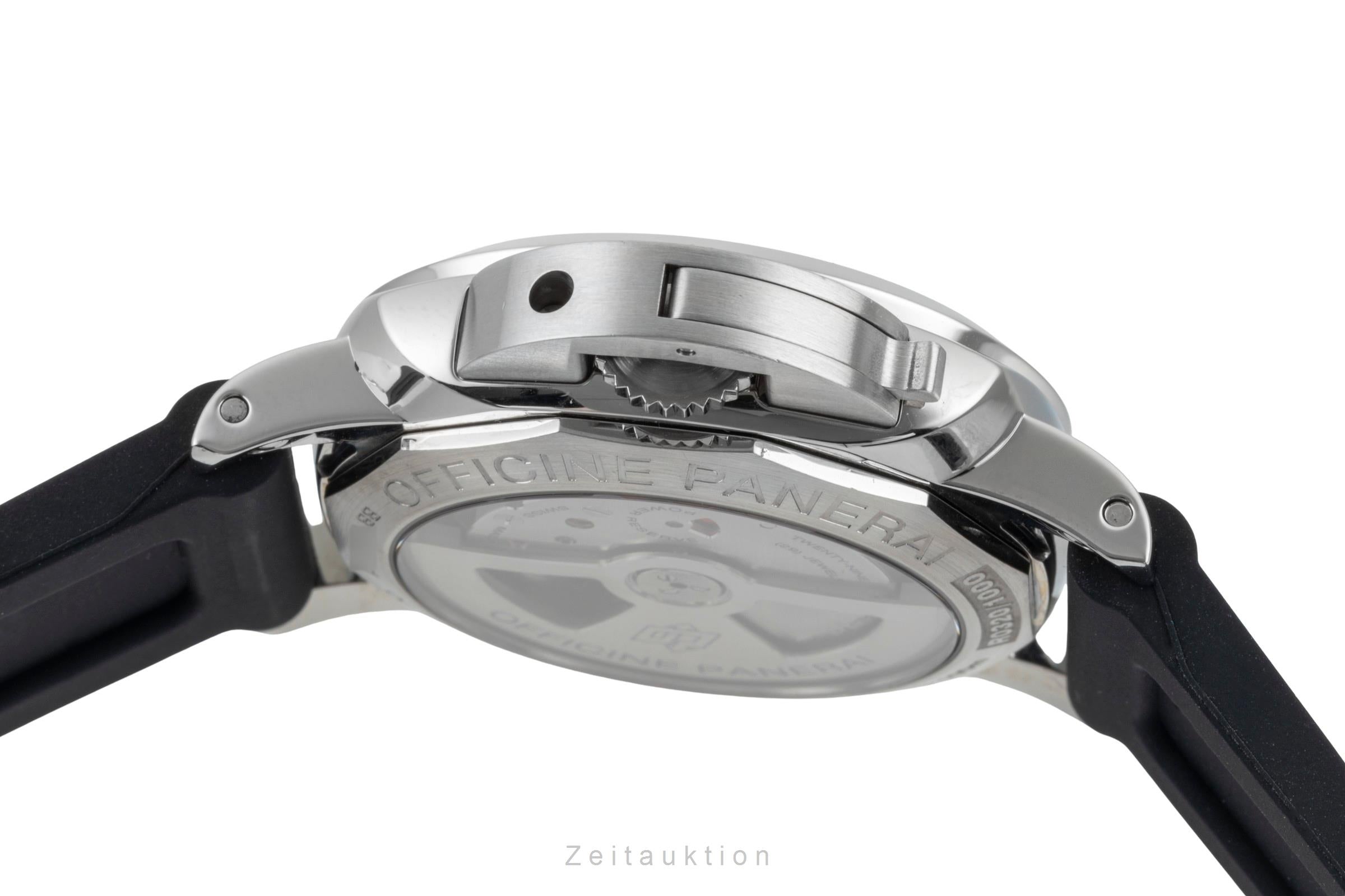 Panerai Luminor GMT Automatik Stahl Herrenuhr PAM00535 Box & Papiere 2015 [2602232]