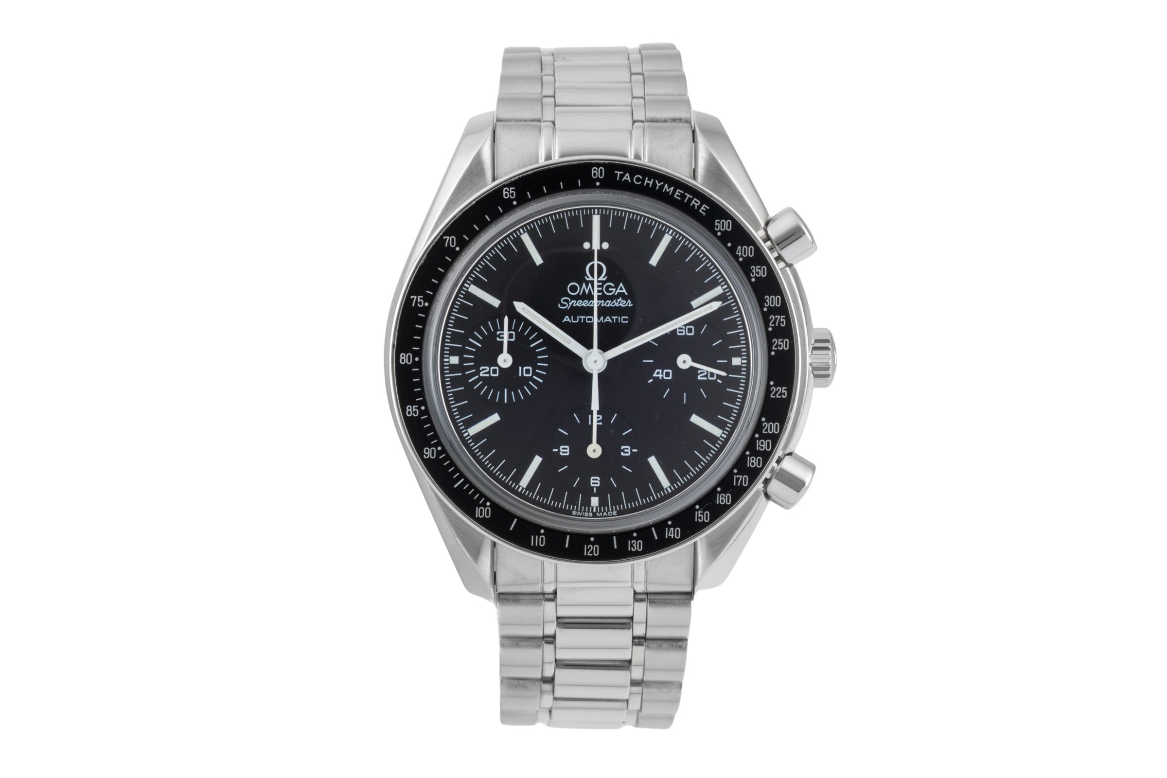 Omega Speedmaster chronograph steel automatic men's watch 3539.50.00 LP: 6100EUR  [2602233]
