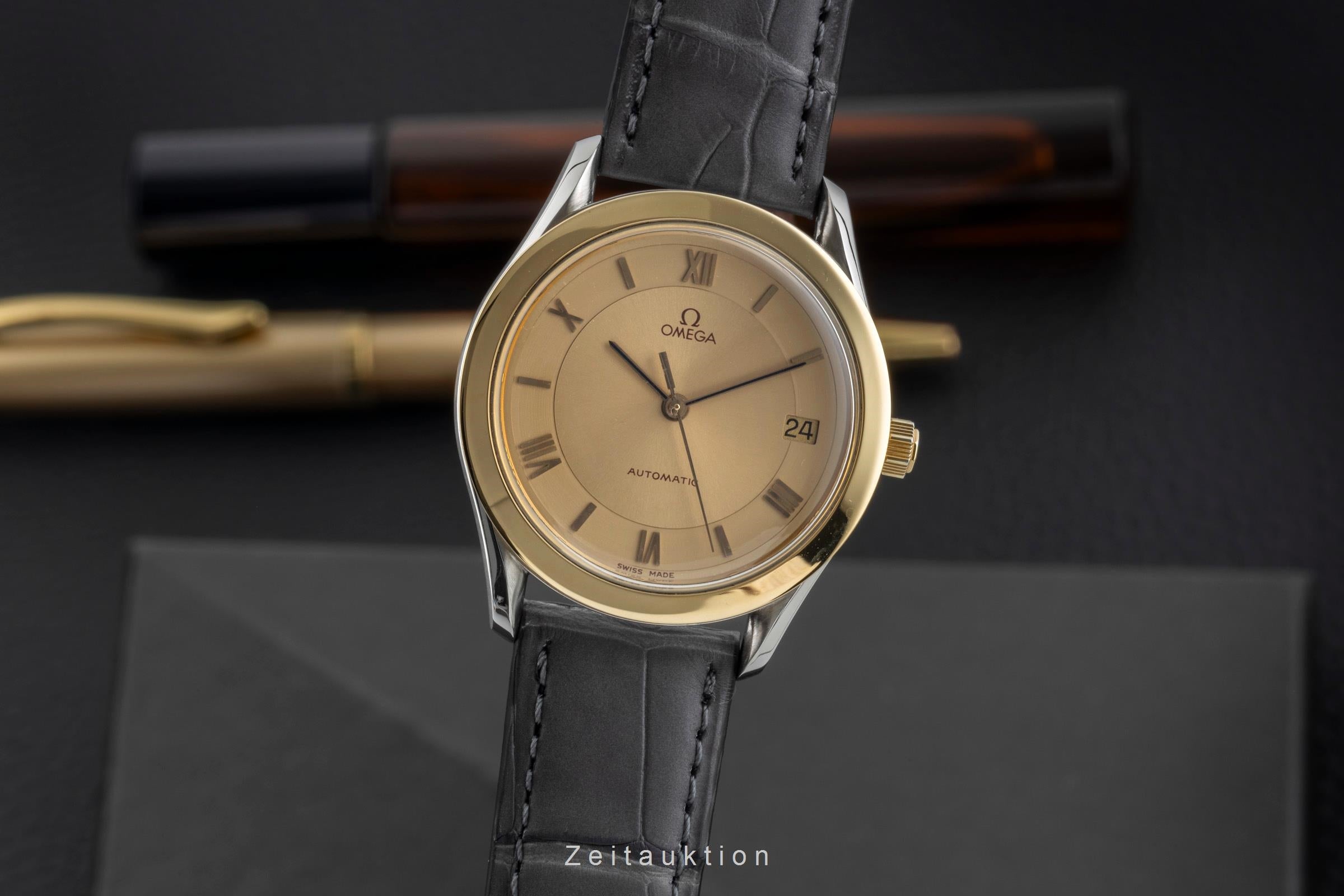 Omega Speedmaster steel / gold automatic men's watch 166.0285  [2602234]