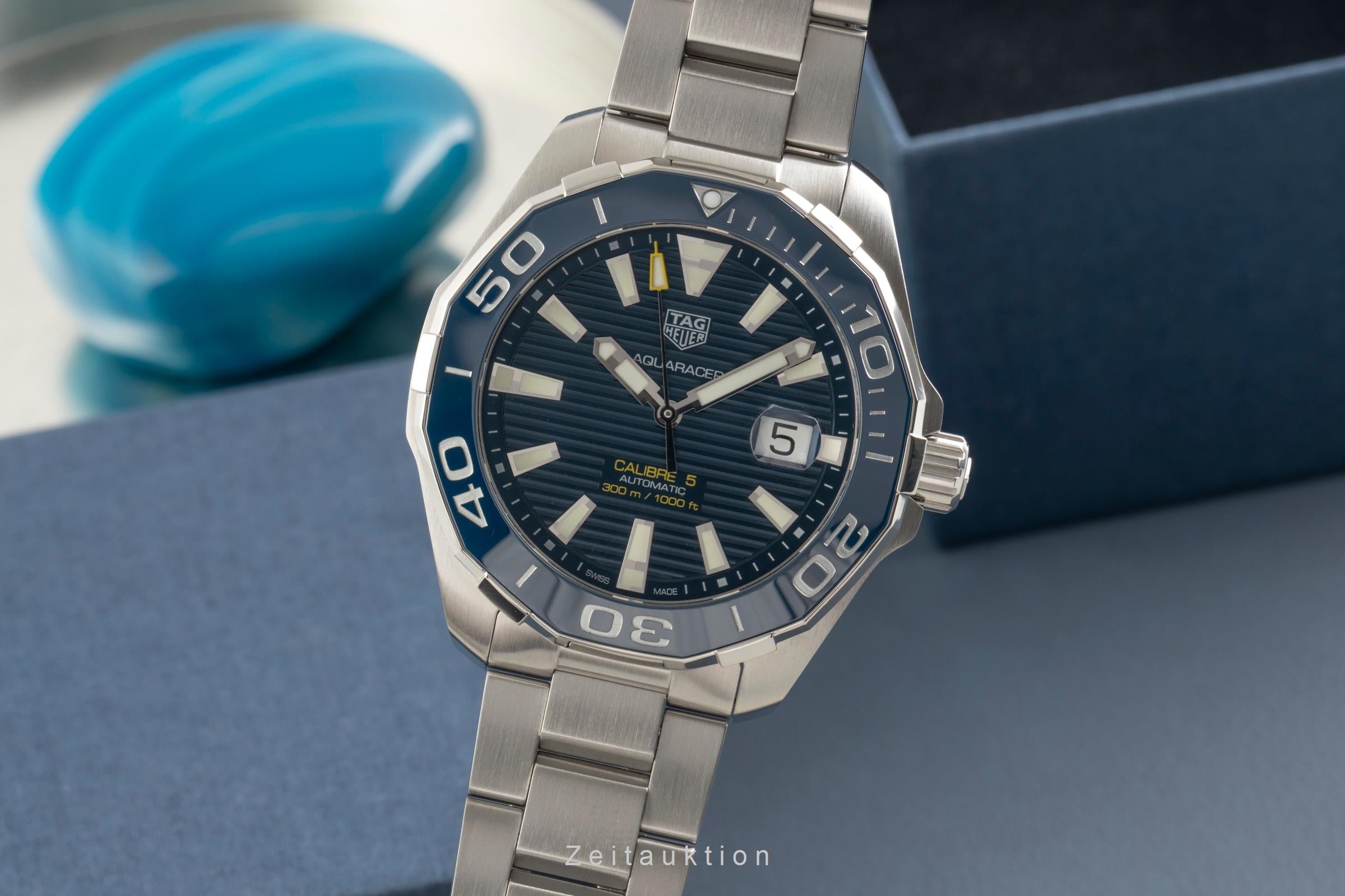 Tag Heuer Aquaracer 300M Calibre 5 Automatik Ref. WAY201B.BA0927 B&P 2018 [2602235]