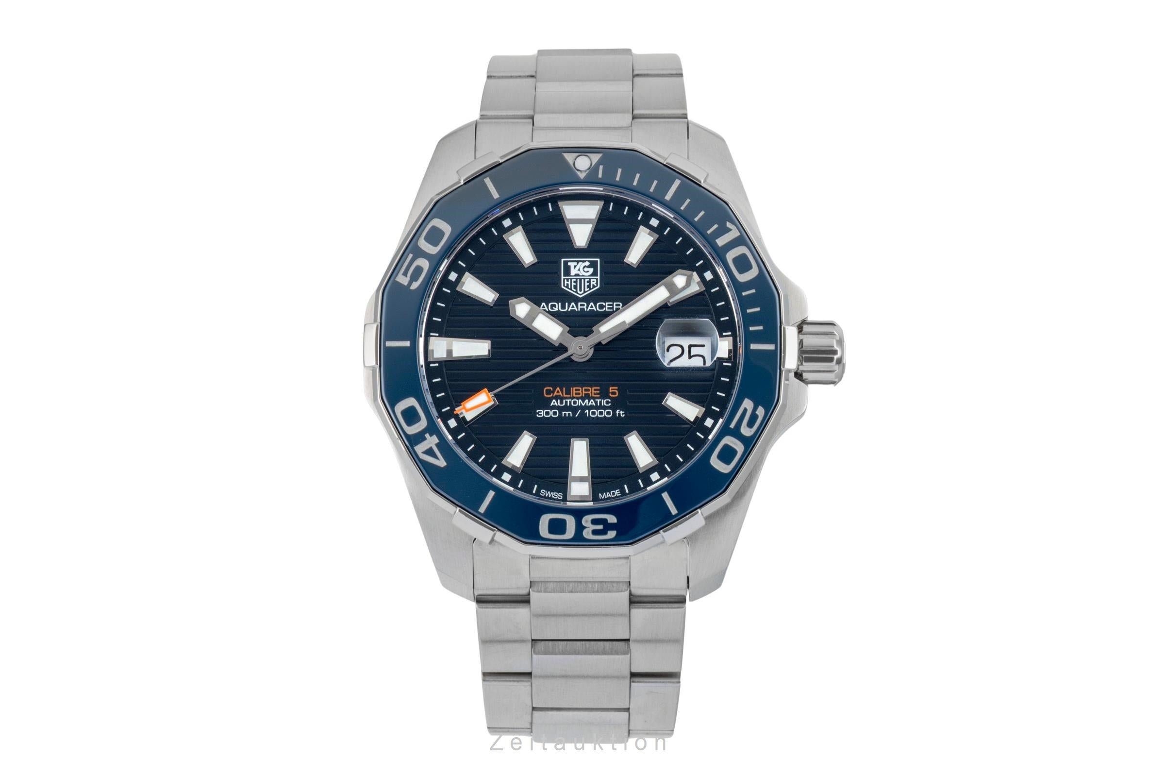 Tag Heuer Aquaracer steel automatic men's watch WAY211C.BA0928  [2602236]