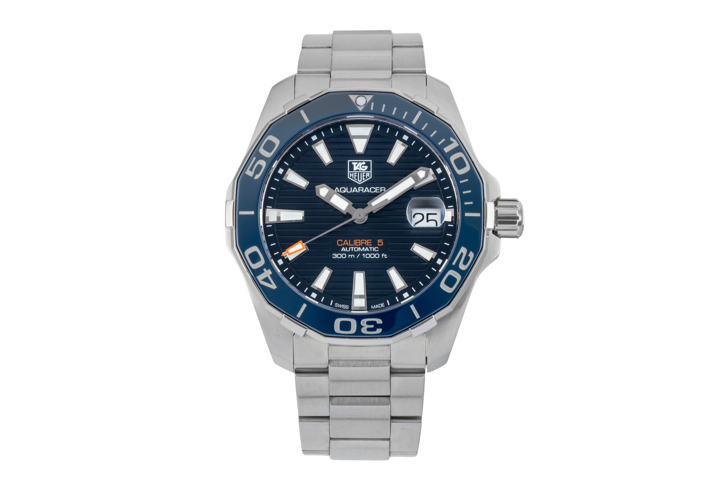 Tag Heuer Aquaracer acciaio automatismo orologio da uomo WAY211C.BA0928  [2602236]
