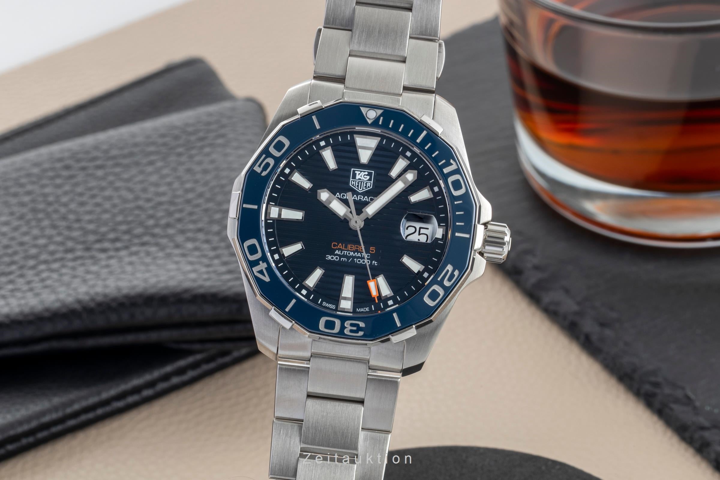 Tag Heuer Aquaracer steel automatic men's watch WAY211C.BA0928  [2602236]