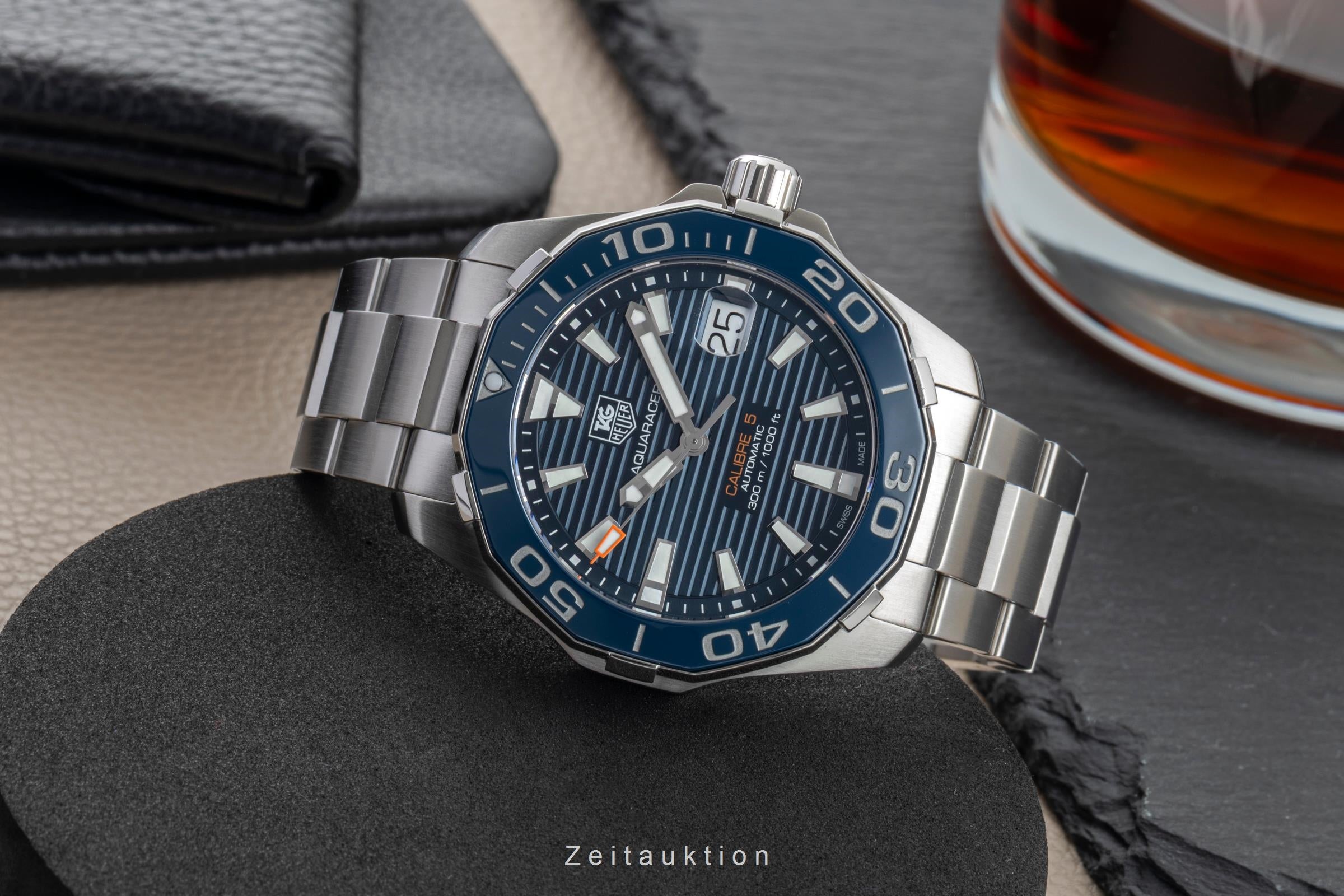 Tag Heuer Aquaracer steel automatic men's watch WAY211C.BA0928  [2602236]