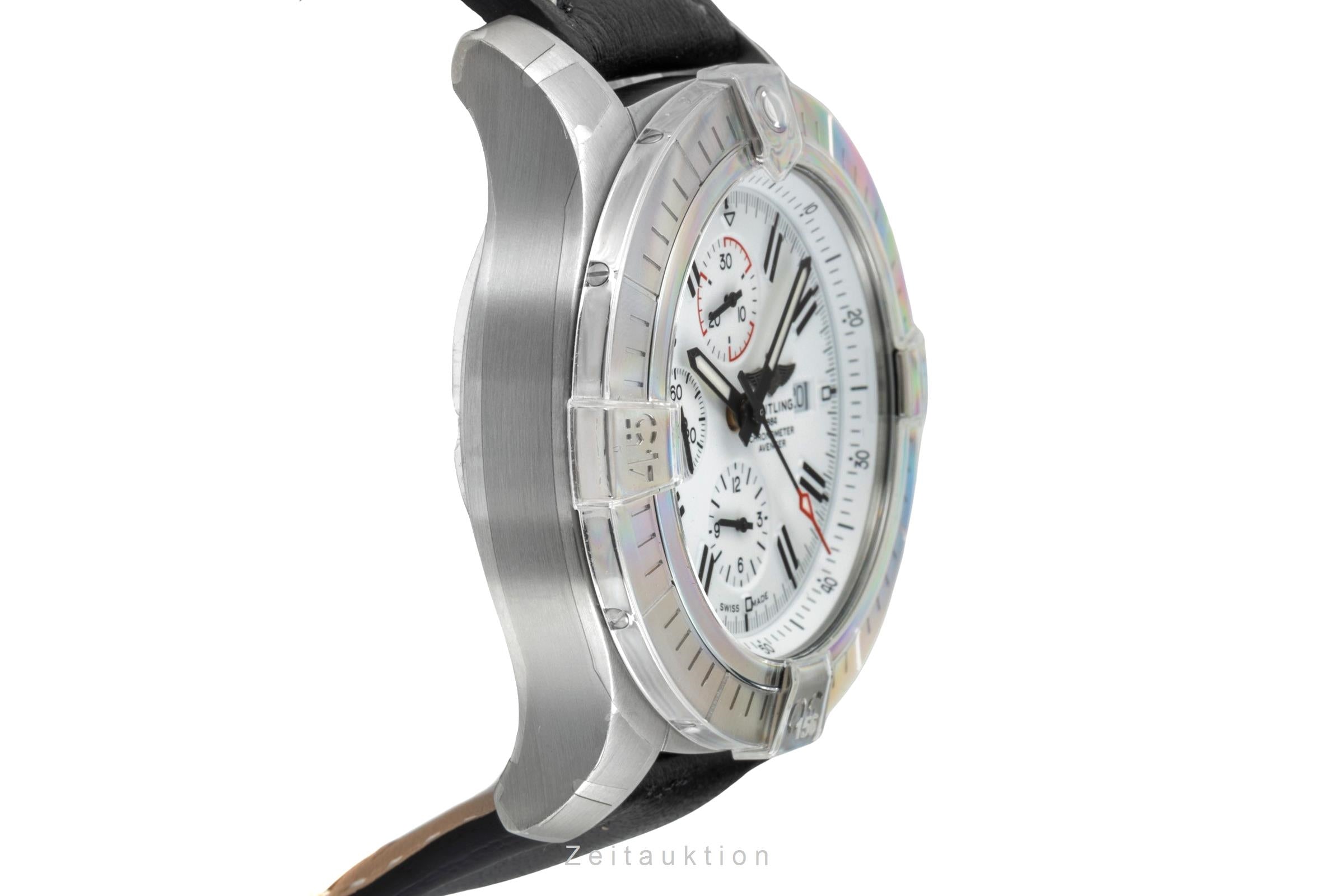 Breitling Super Avenger steel automatic men's watch A133751A1A1X2 LP: 5700EUR  [2602237]