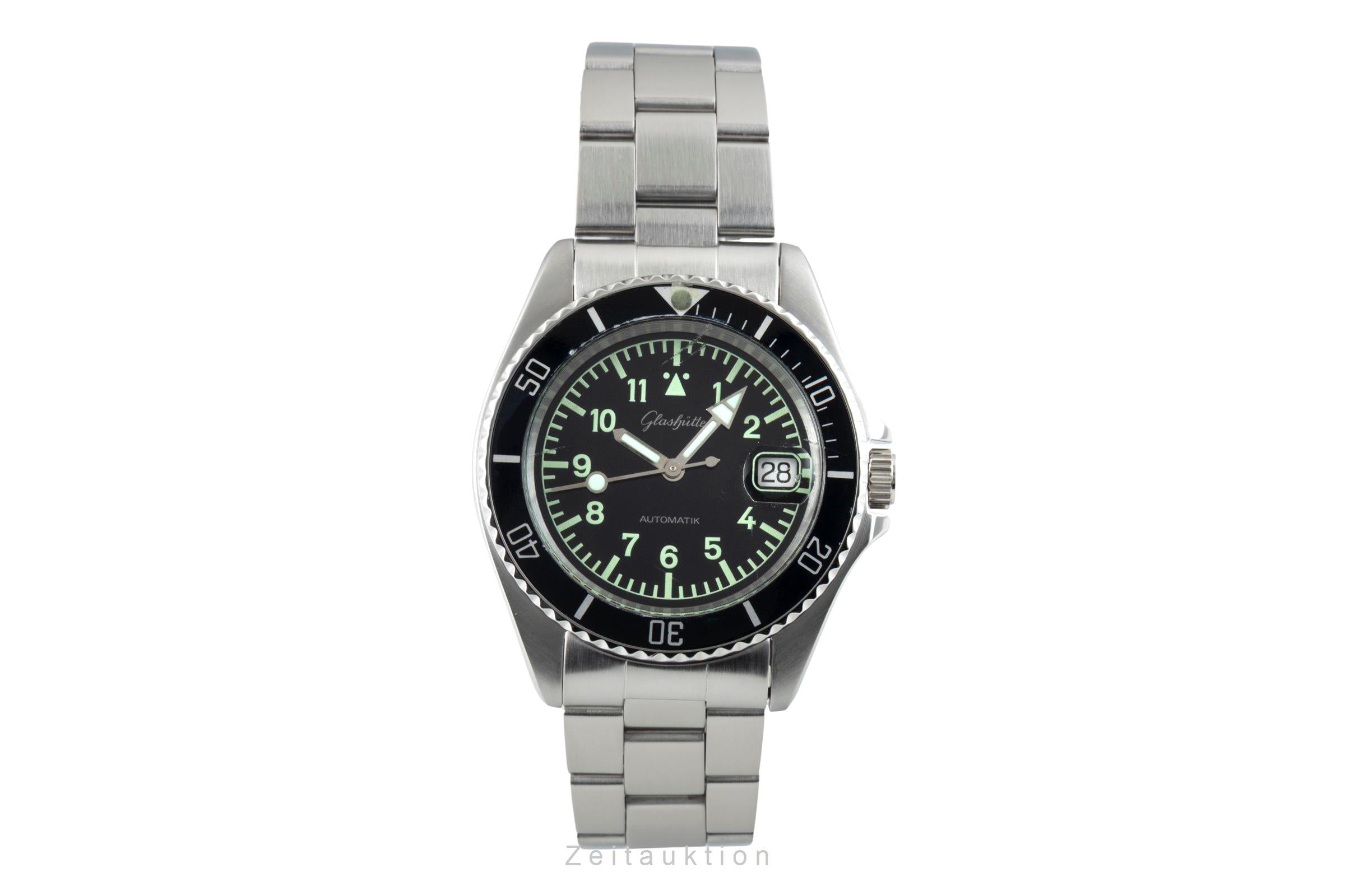 Glashütte acero automático reloj para caballeros 0717-11-38-00  [2602240]