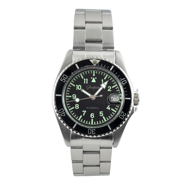 Glashütte acero automático reloj para caballeros 0717-11-38-00  [2602240]
