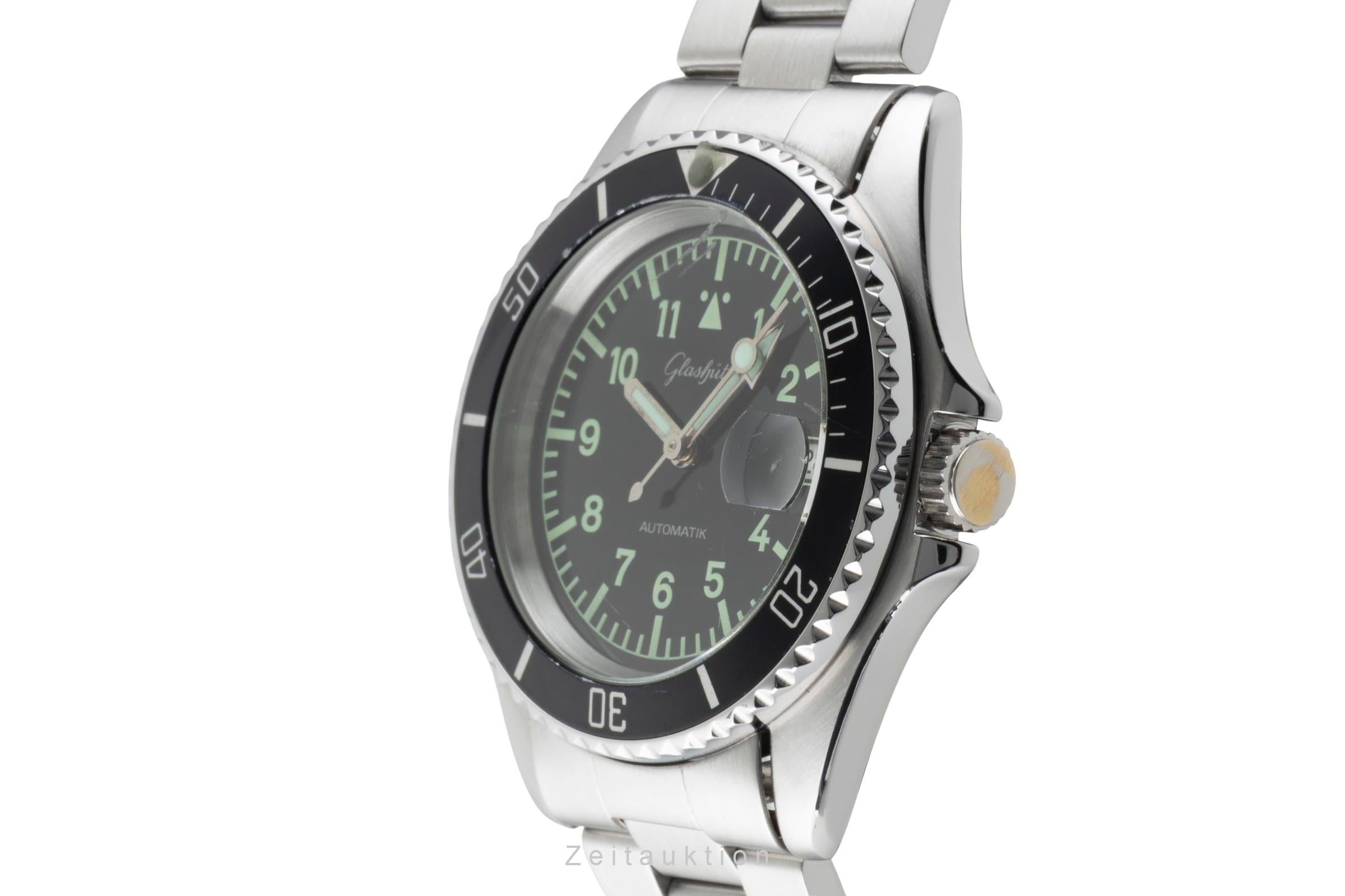 Glashütte acero automático reloj para caballeros 0717-11-38-00  [2602240]