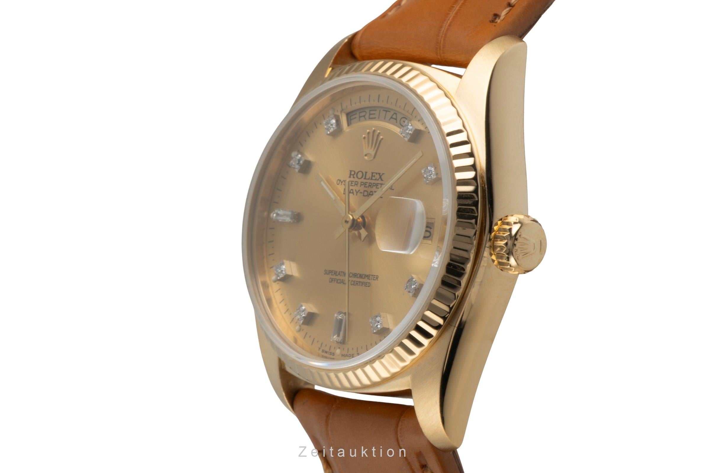 Rolex Day-Date 18 ct gold automatic men's watch 18038 Vintage  [2602241]