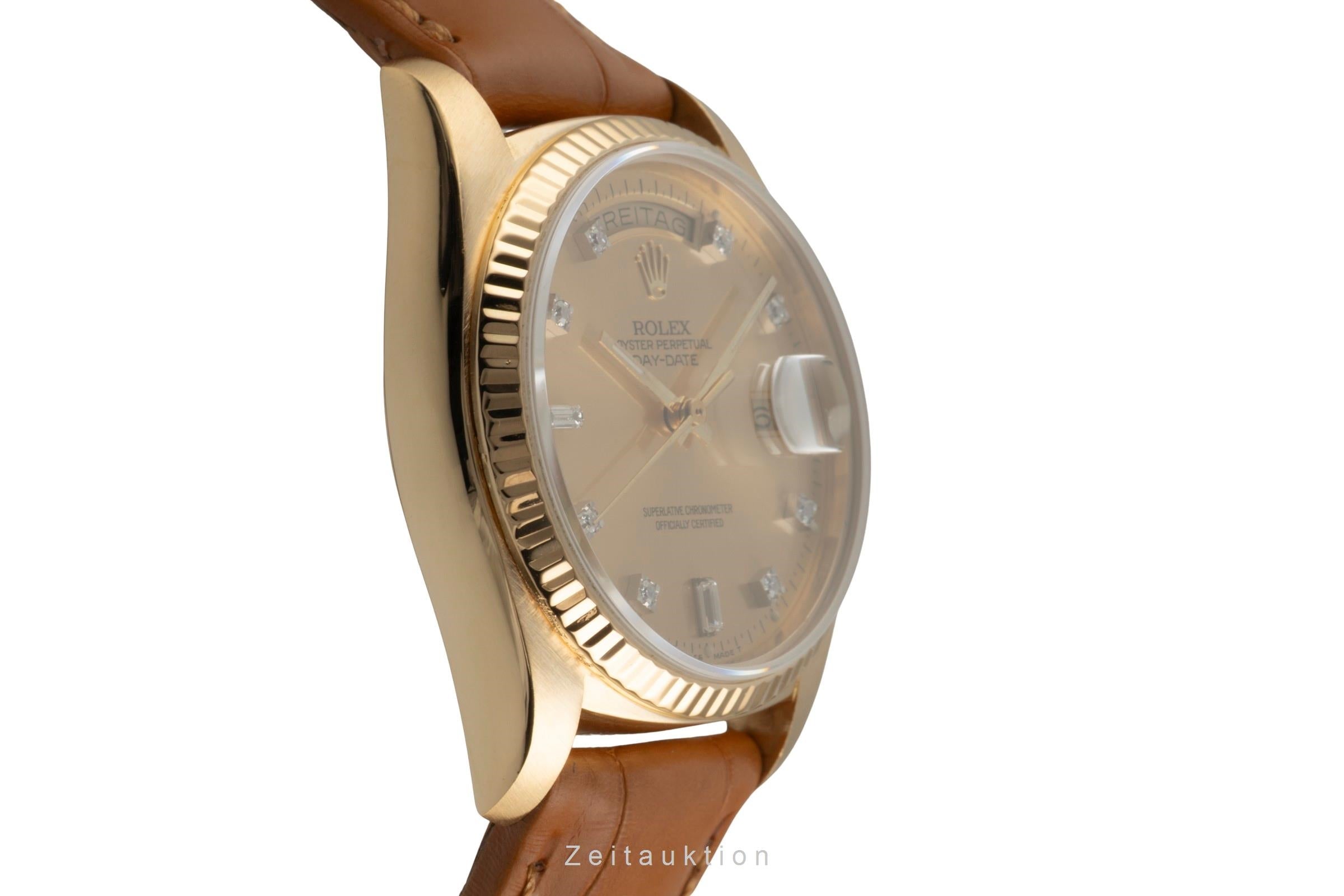 Rolex Day-Date 18 ct gold automatic men's watch 18038 Vintage  [2602241]