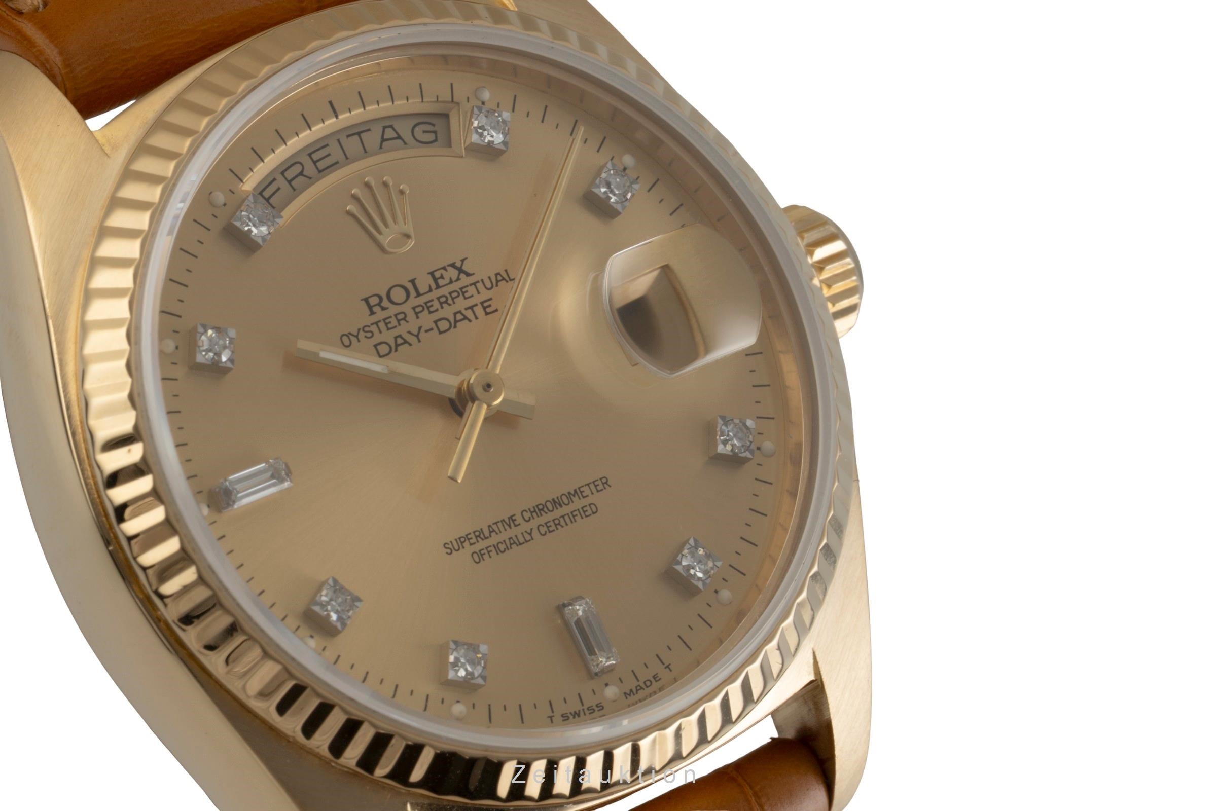 Rolex Day-Date 18 ct gold automatic men's watch 18038 Vintage  [2602241]