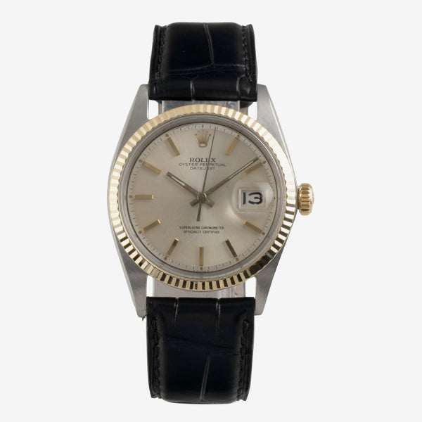 Rolex Datejust acier / or  automatique montre pour hommes 1601 Vintage  [2602249]